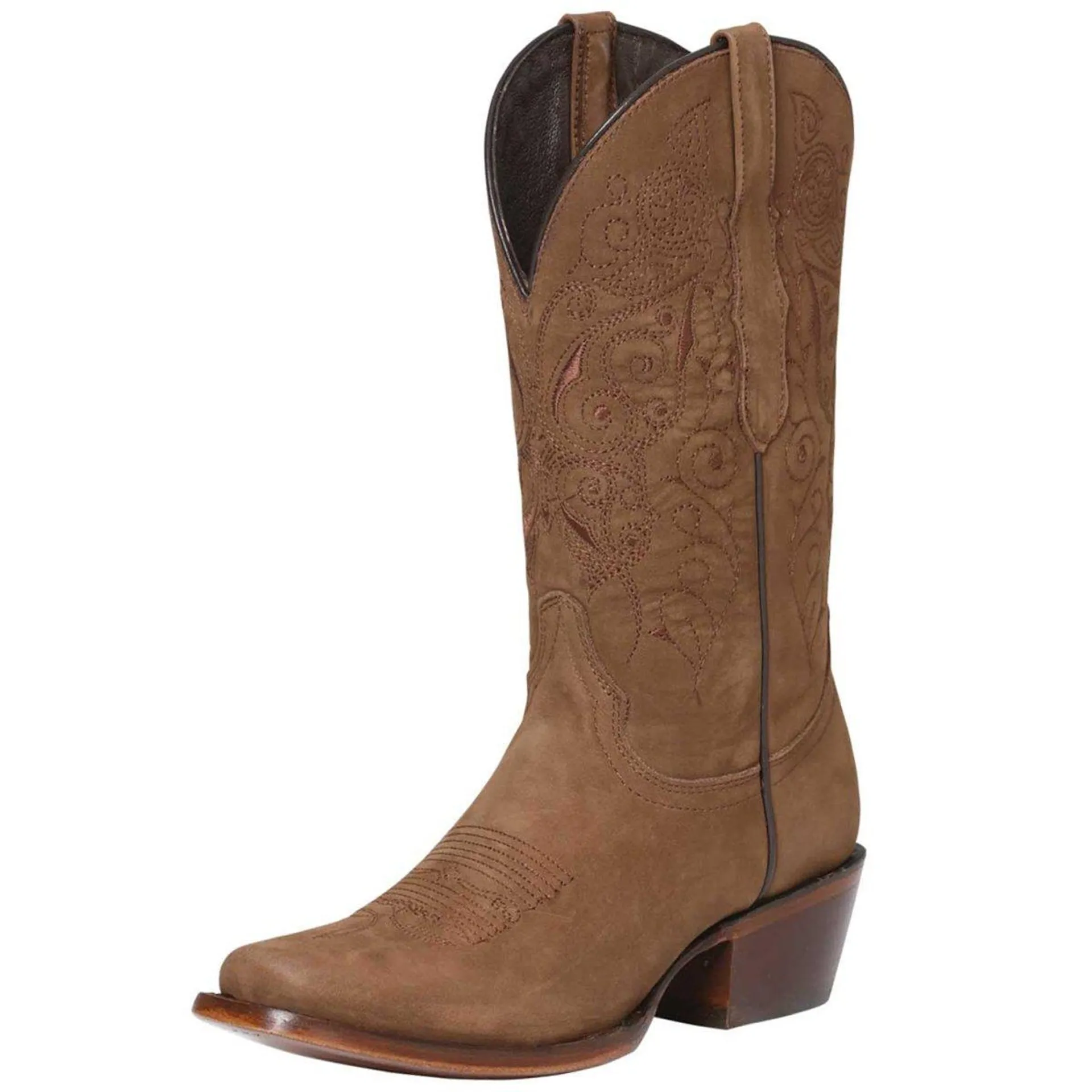 Botas de Gamuza Original para Mujer Horma Rodeo Camel GEN-122488