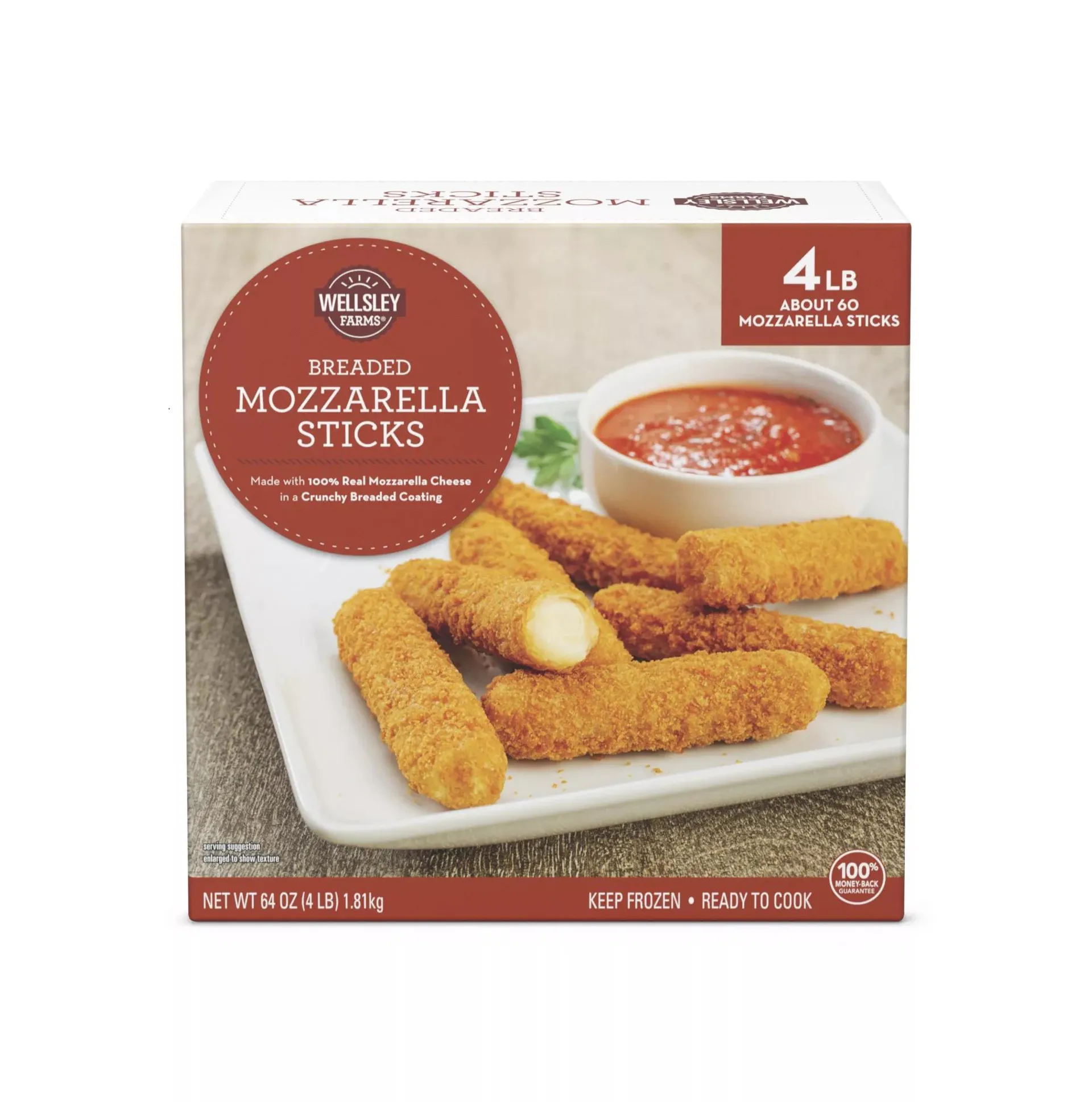 Wellsley Farms Mozzarella Sticks, 2 pk./2 lbs.