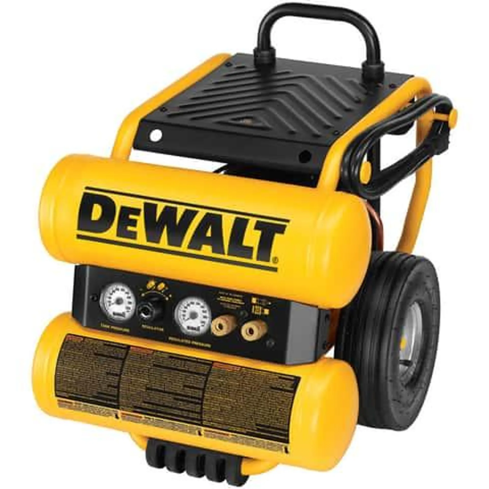 DeWalt 4 gal Twin Stack Portable Air Compressor 125 psi 1.1 HP