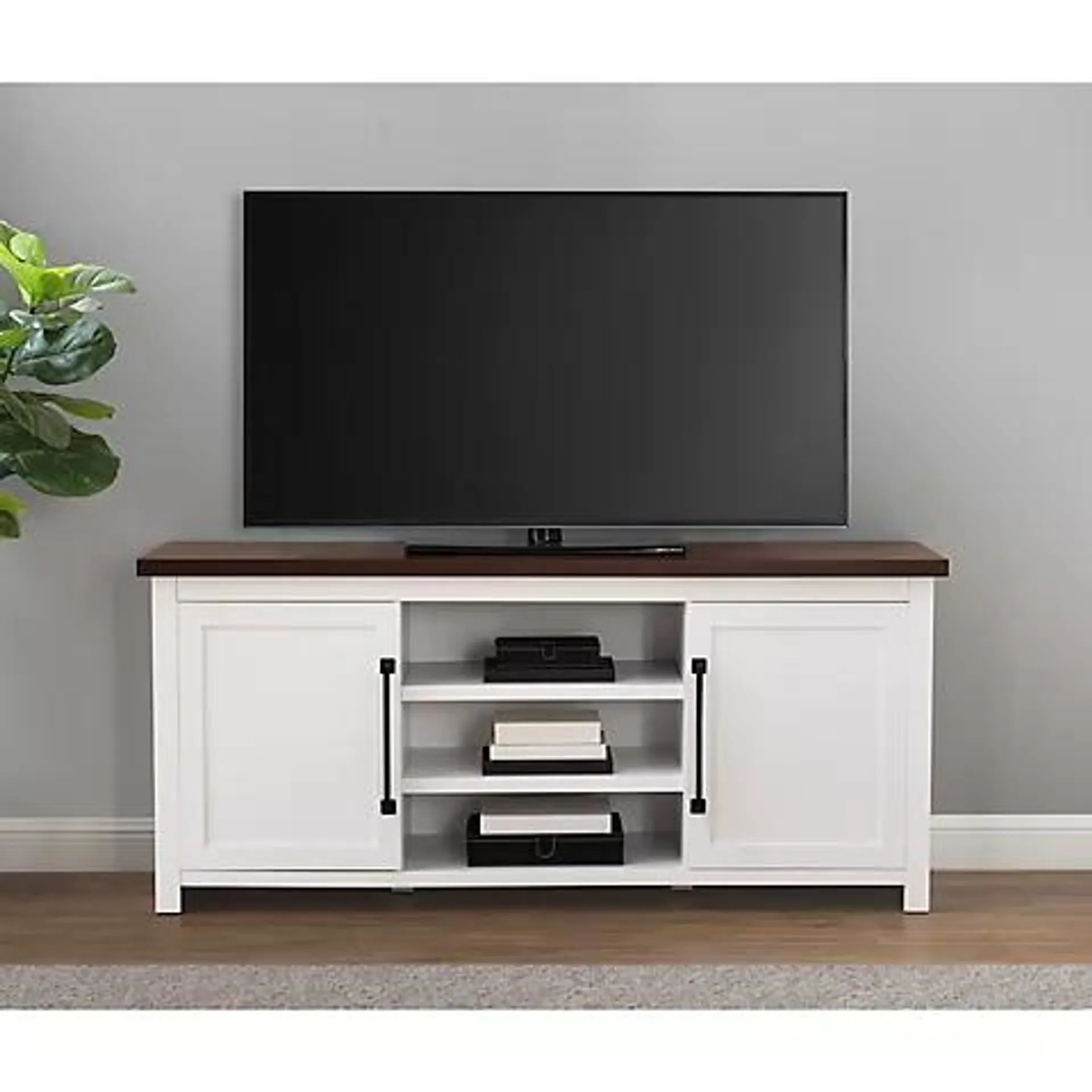 Berkley Jensen Hampstead Accent Console - White and Brown