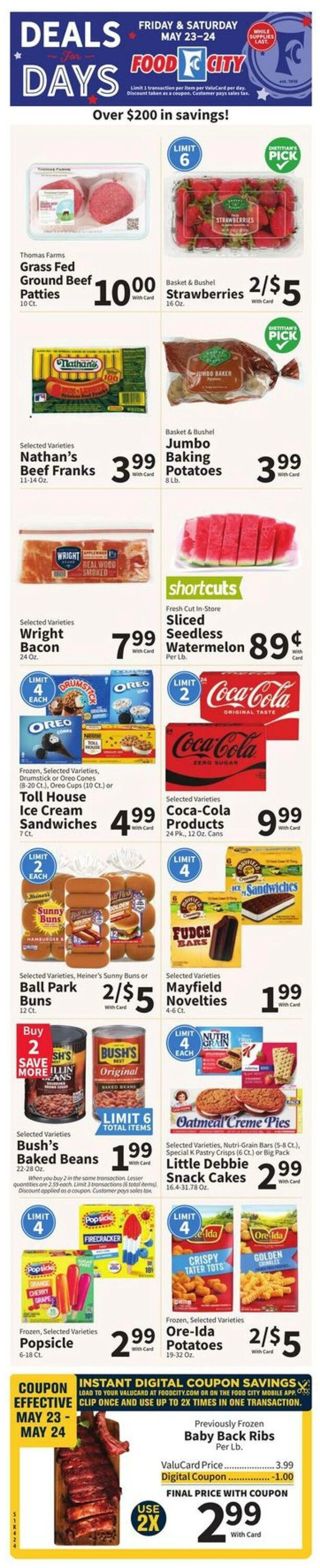 Food City Current weekly ad - 1