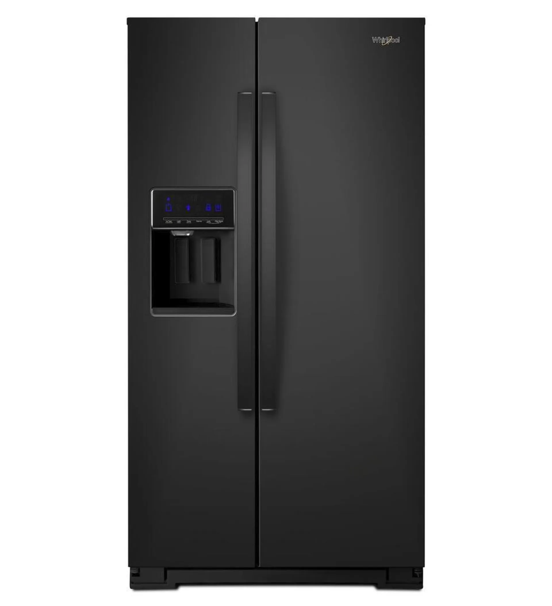 Whirlpool® 20.6 cu.ft. Black Side-by-Side Counter Depth Refrigerator