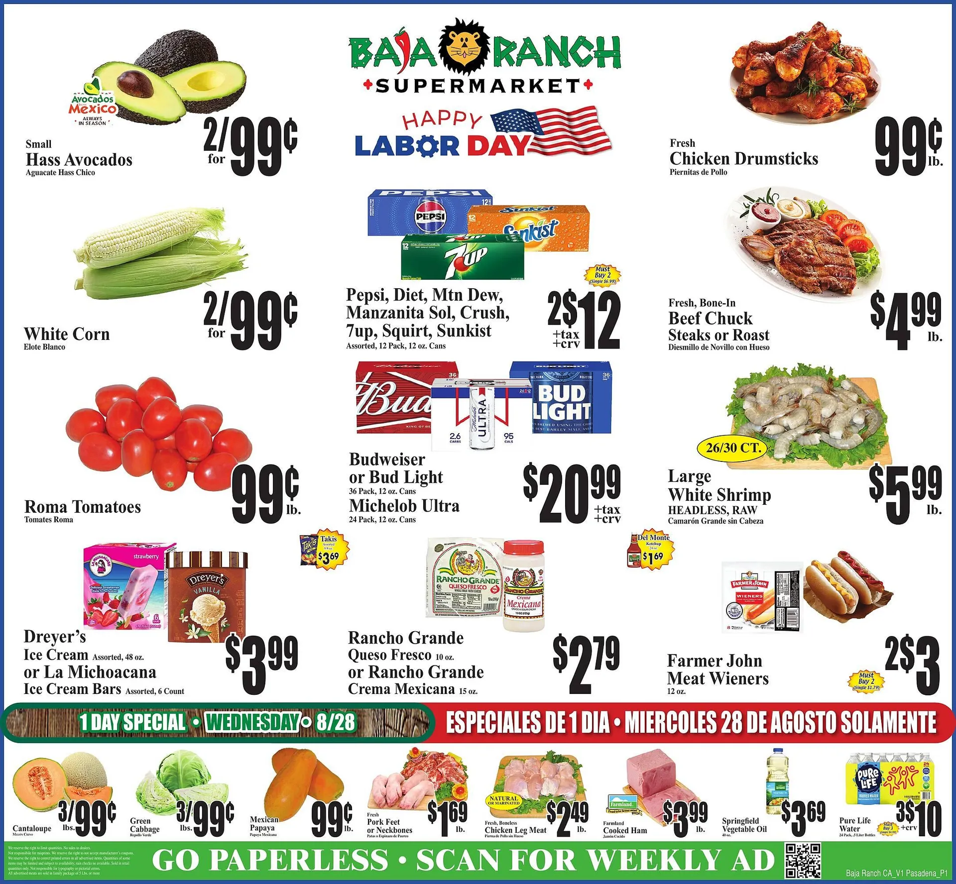 Baja Ranch Weekly Ad - 1