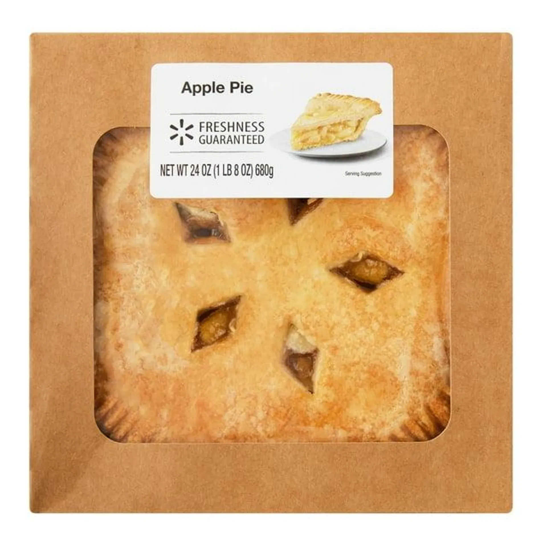 Freshness Guaranteed Apple Pie, Baked, 24 oz Paperboard Box