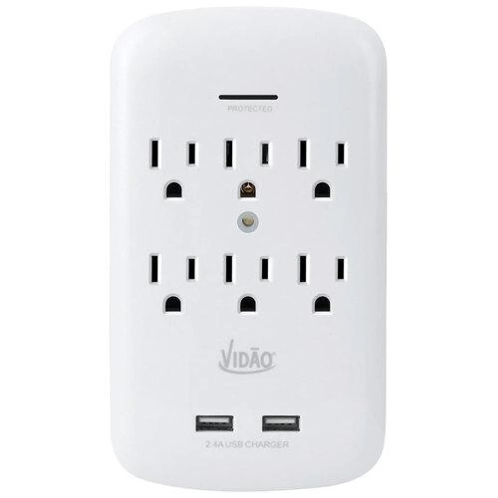 Vidao 6 Outlet Surge Protector with USB Charging Ports