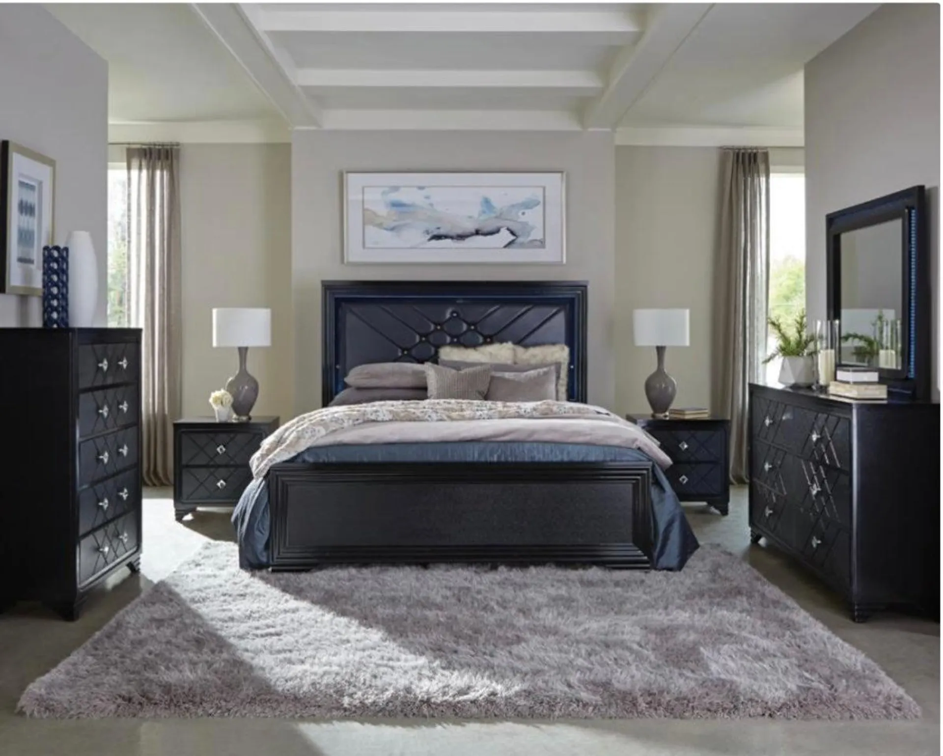 4 PCS Penelope King Bedroom Set 223571KE-S4