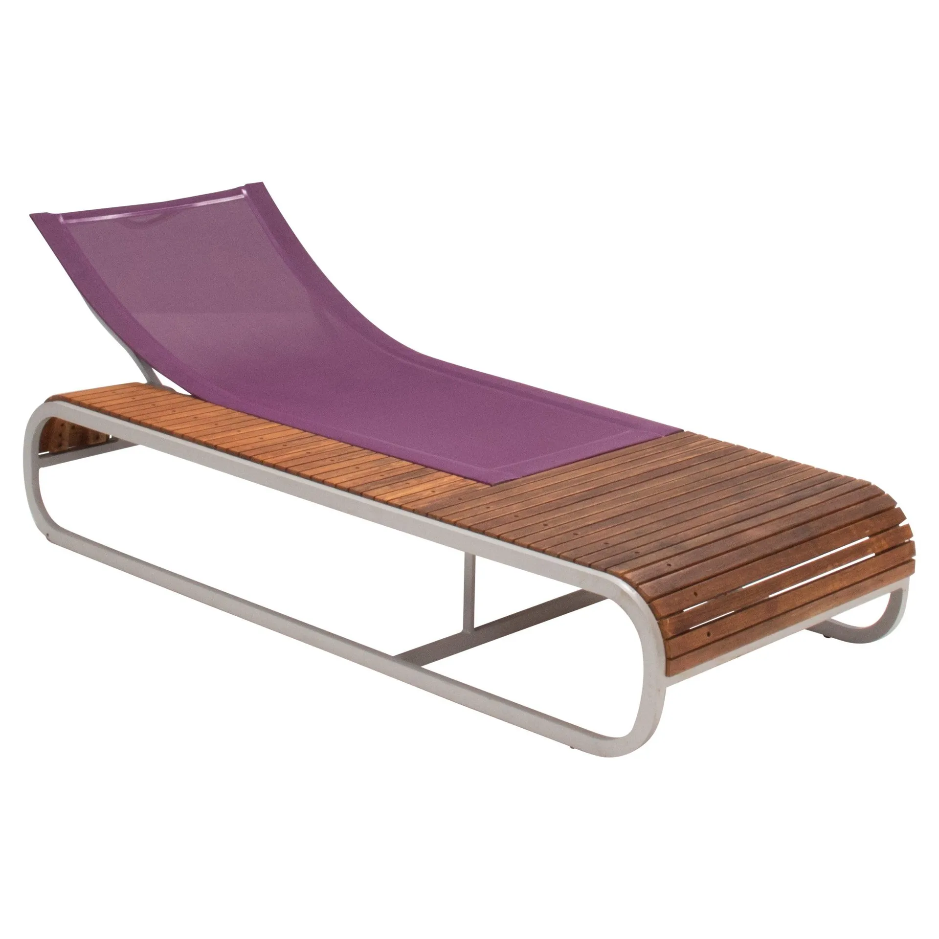 EGO Paris by Thomas Sauvage Purple Tandem Sun Lounger