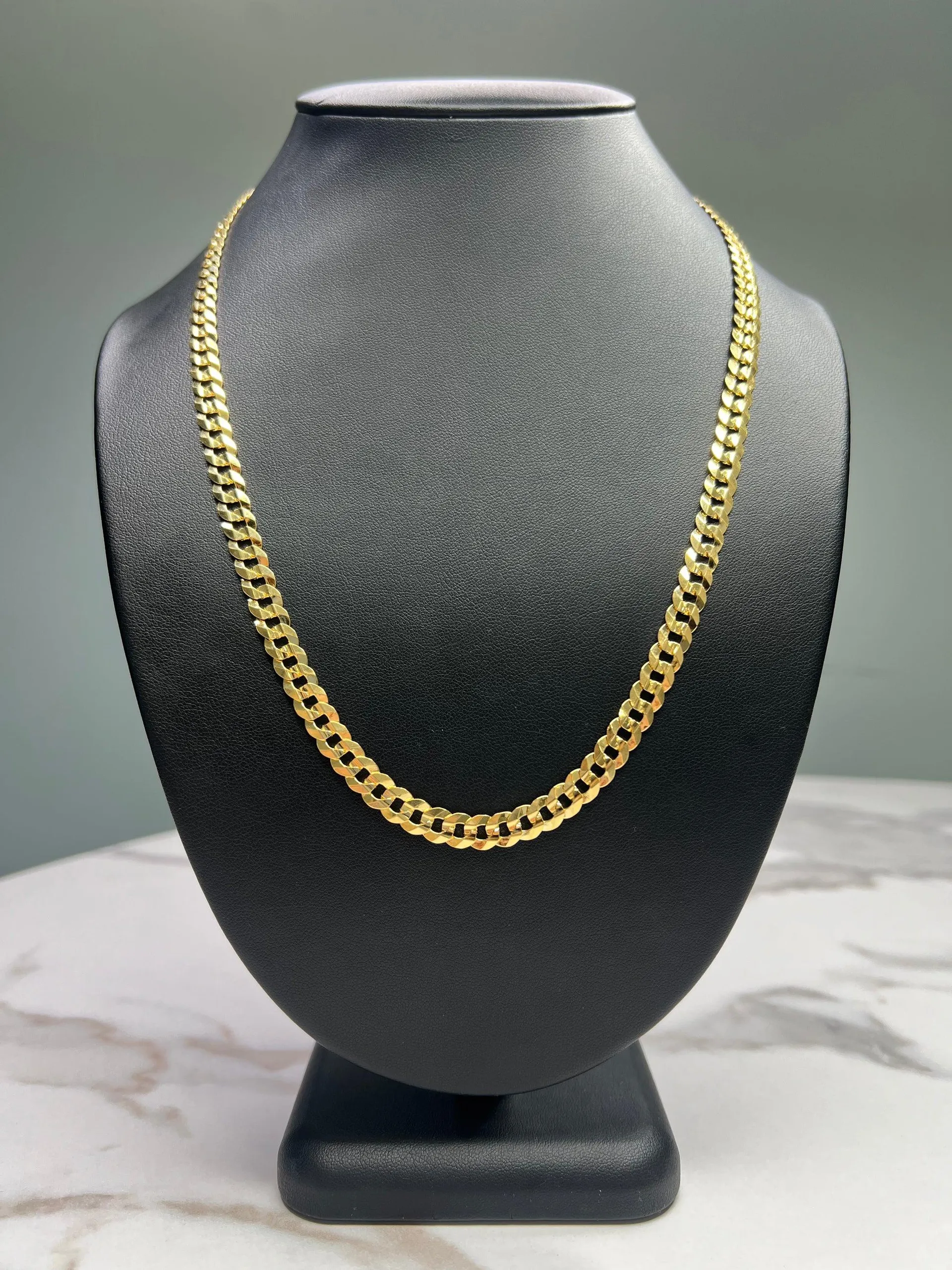 10k Yellow Gold Curb Chain