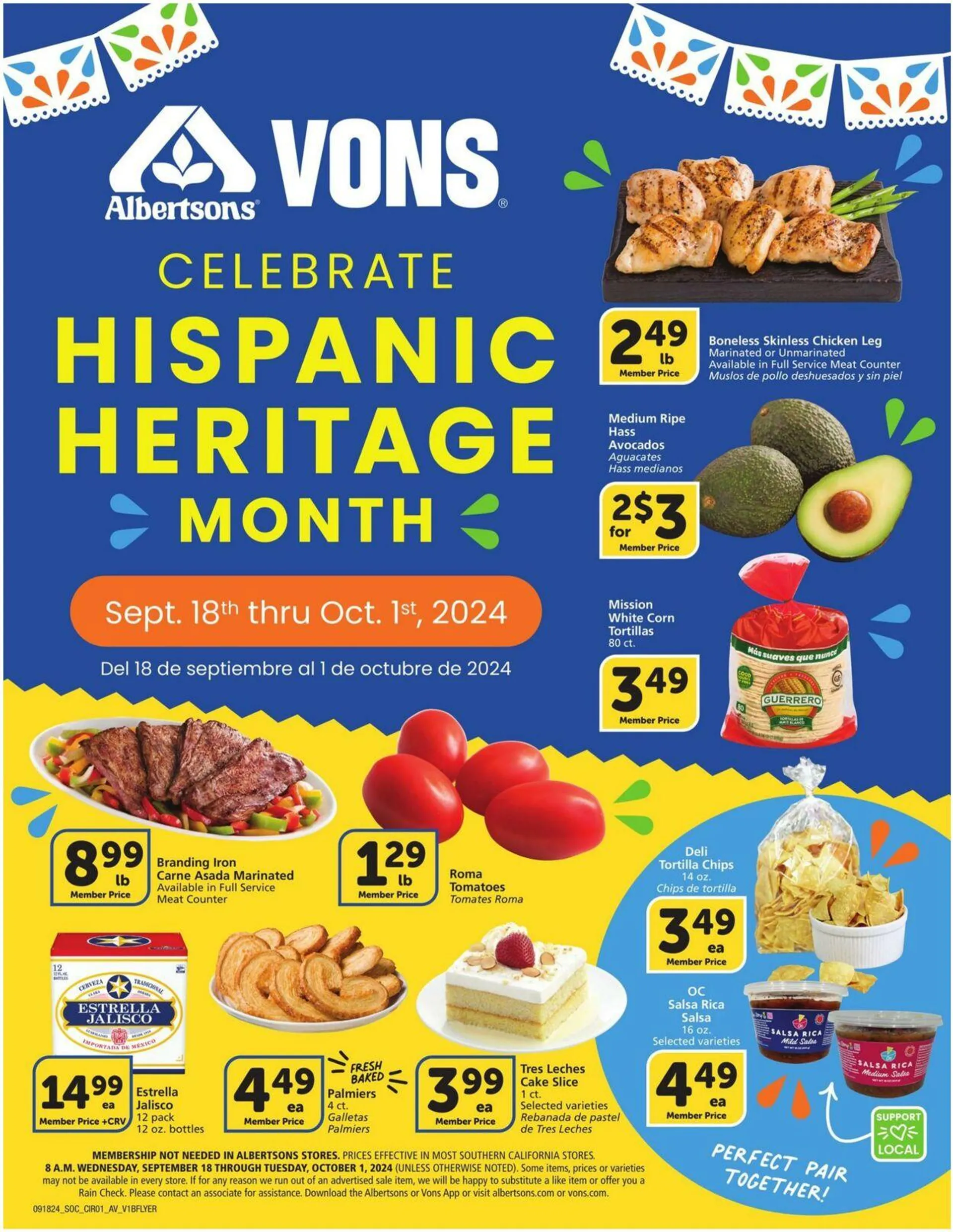 Vons Current weekly ad - 1