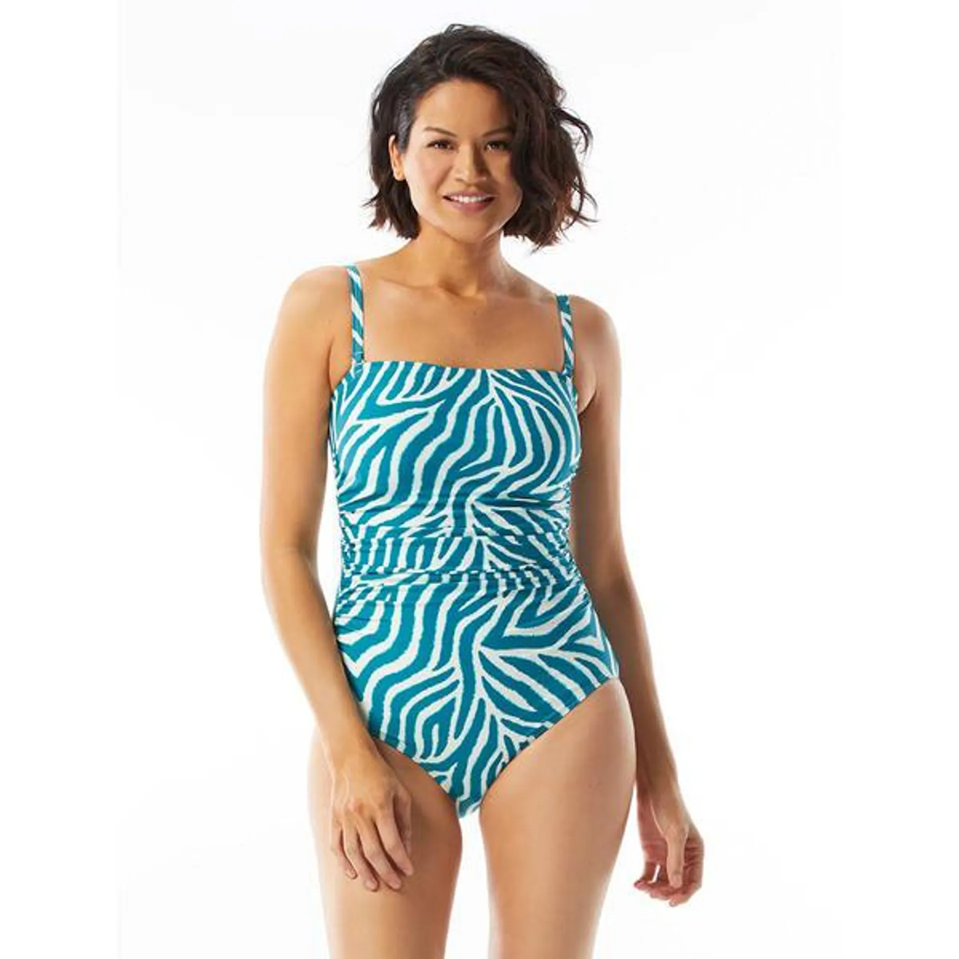 Womens CoCo Reef Jasper Zebra One Piece Swimsuit