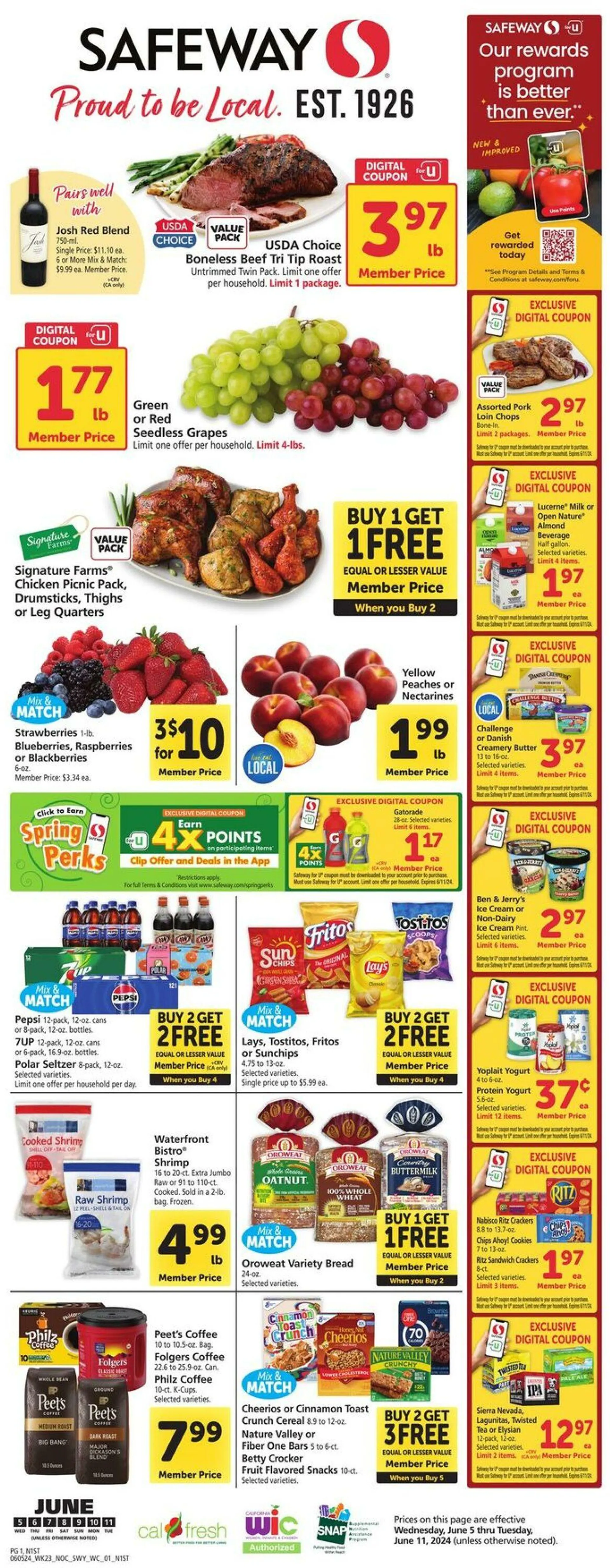 Safeway Current weekly ad - 1