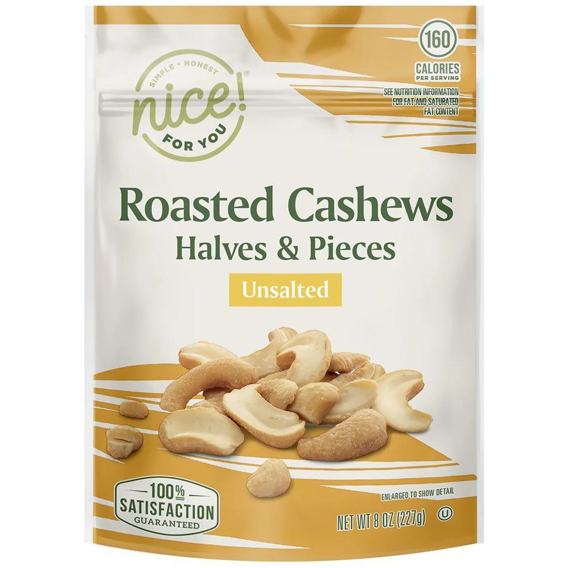 Roasted Cashew Halves & Pieces Unsalted