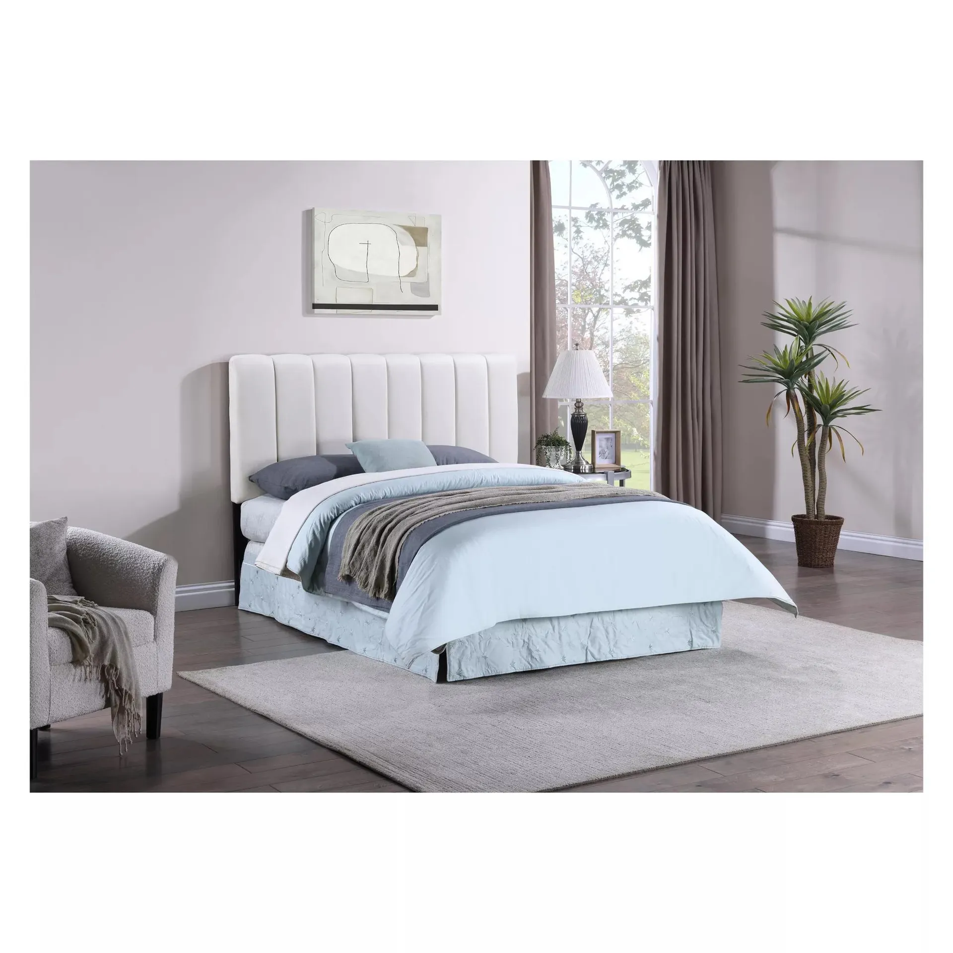 Home to Office Stowe Full/Queen Headboard - White