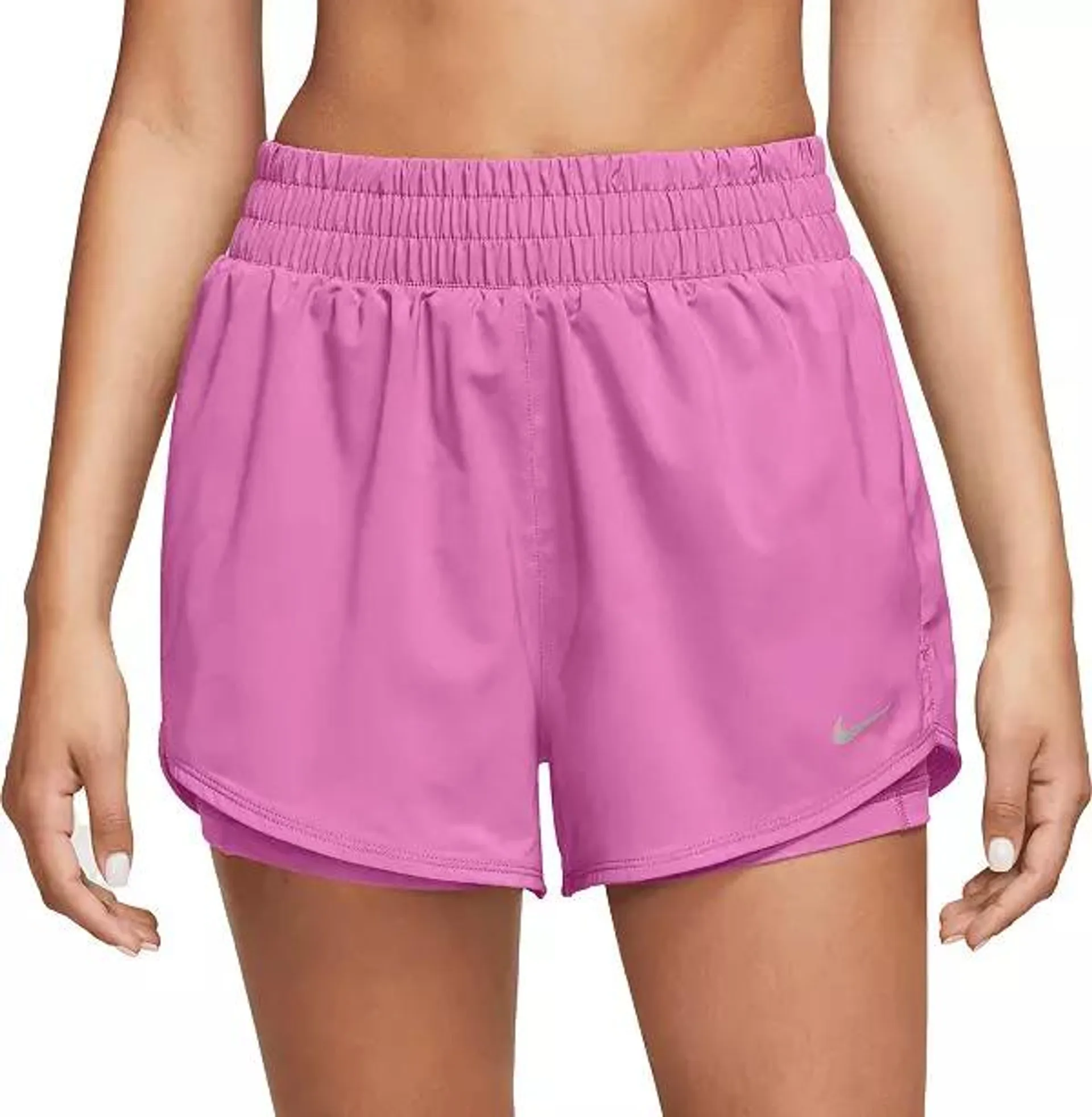 Nike One Women's Dri-FIT High-Waisted 3" 2-in-1 Shorts