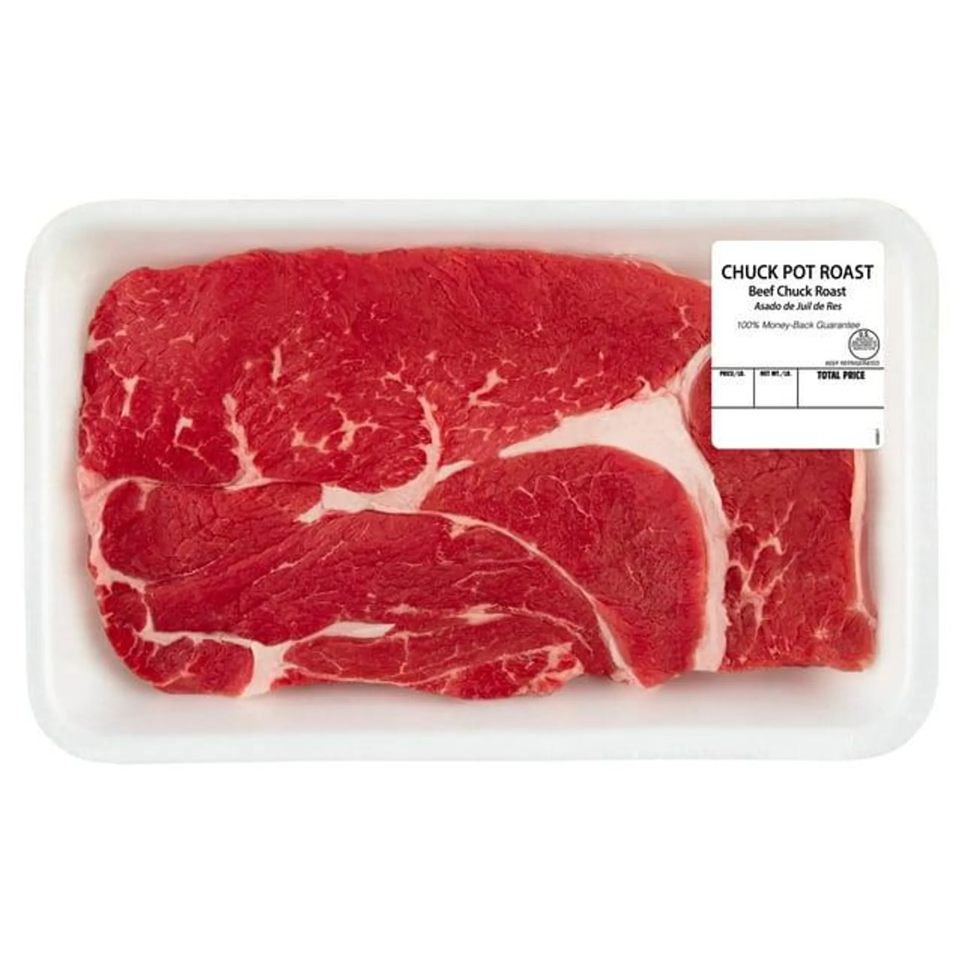 Chuck Beef Roast, Tray, Fresh, 2.00 - 2.65 lb