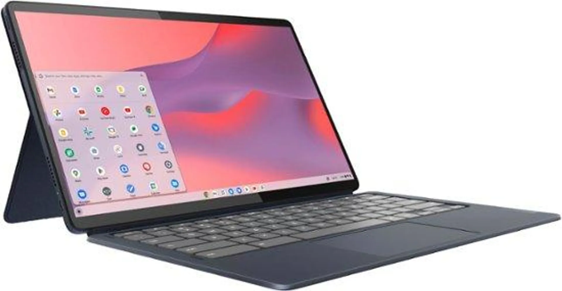 Lenovo - IdeaPad Duet 5 Chromebook - 13.3" FHD Touchscreen 2-in-1 Tablet - Snapdragon 7cG2 - 8GB - 128GB eMMC - with Keyboard - Abyss Blue