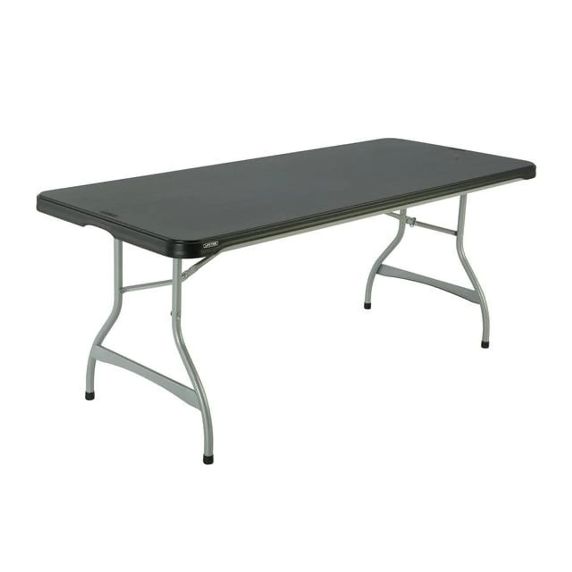 Lifetime 6 Foot Rectangle Folding Table, Indoor/Outdoor Commercial Grade, Black (280350)