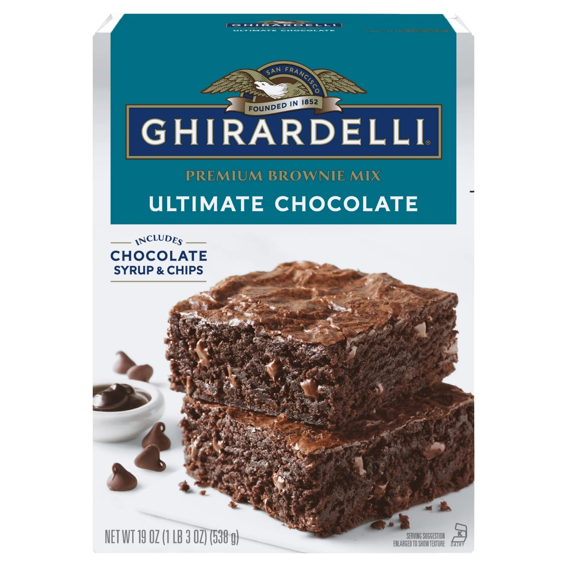 GHIRARDELLI® Ultimate Chocolate Premium Brownie Mix 19 oz Box