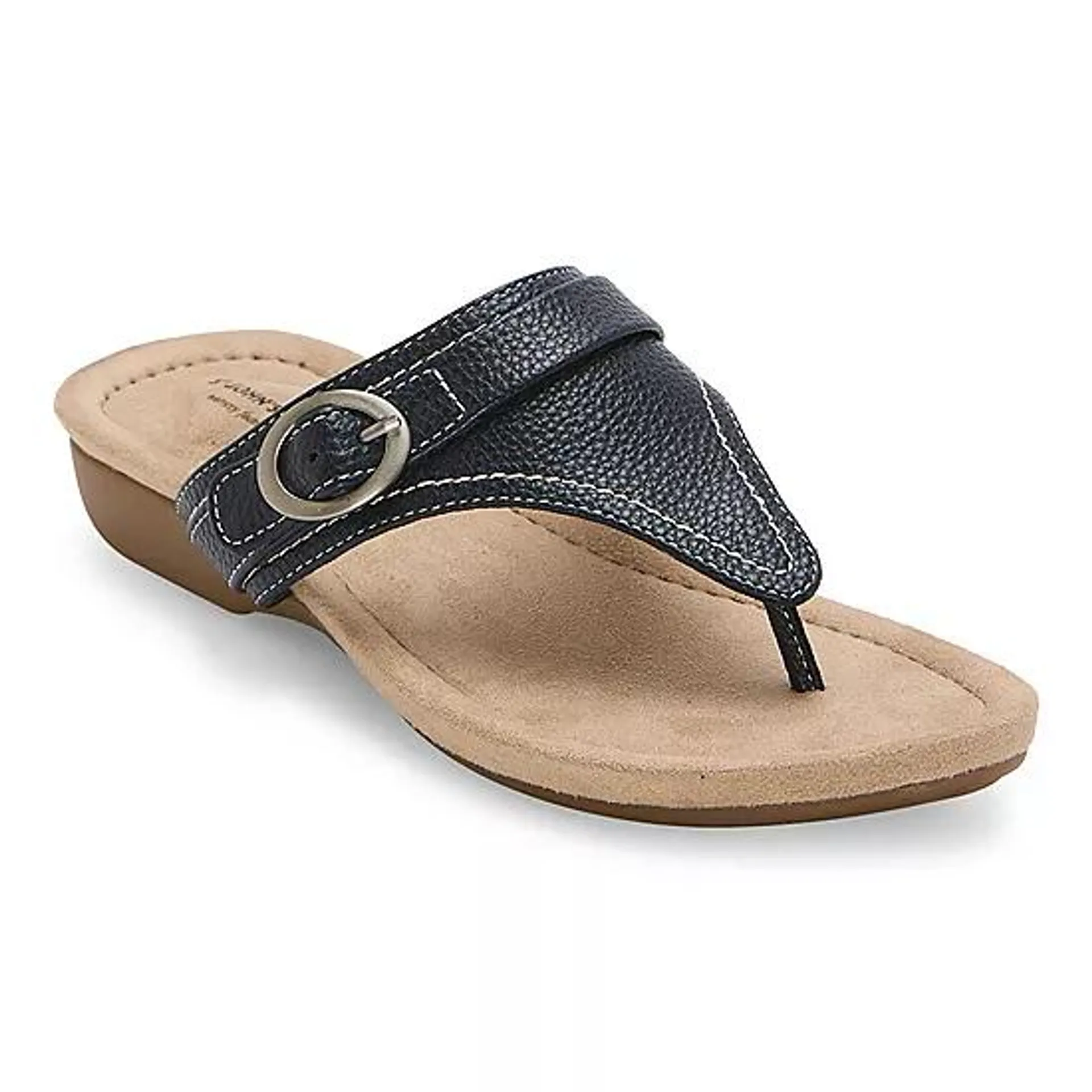 St. John's Bay Womens Zan T-Strap Flat Sandals