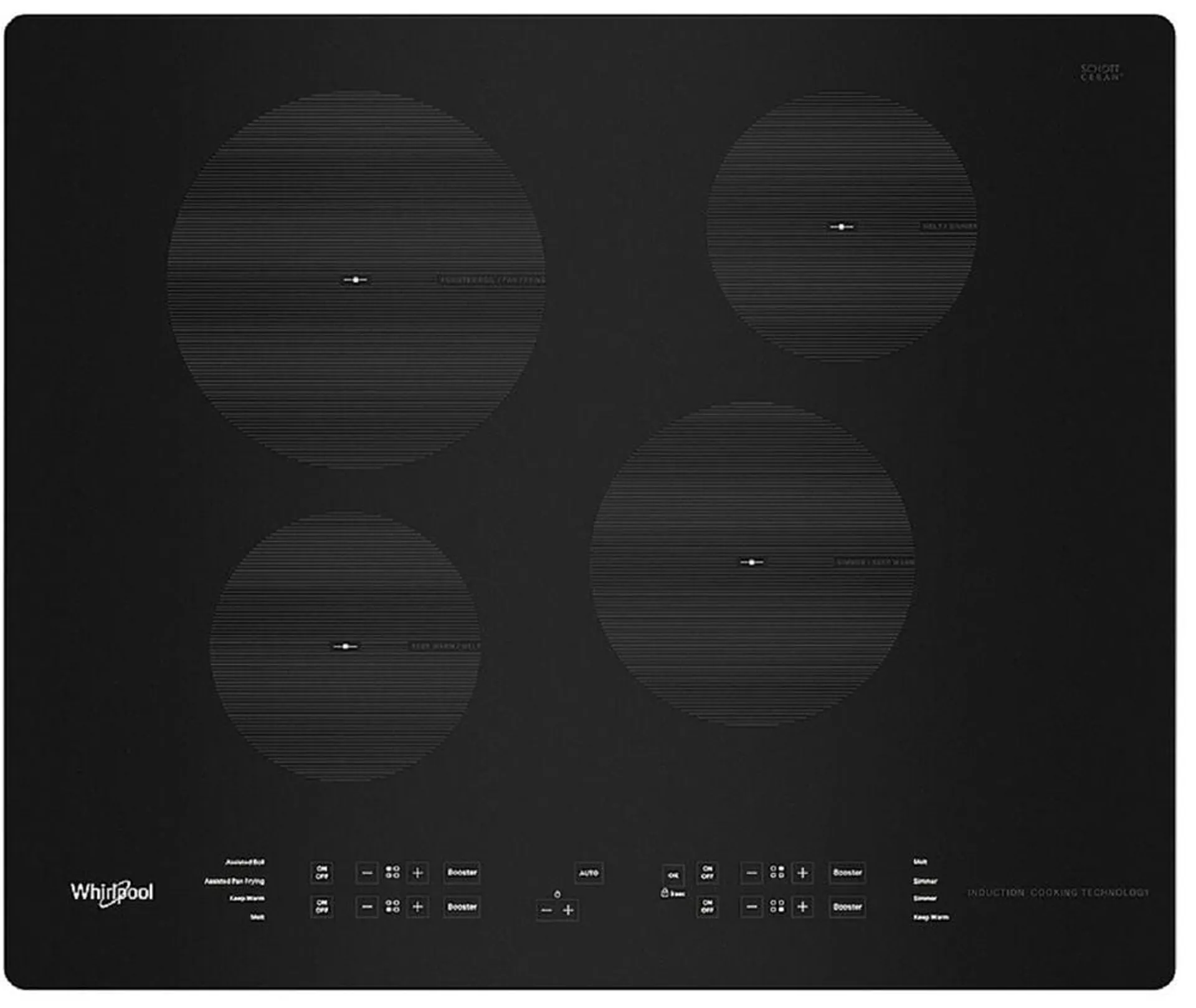 Whirlpool® 24" Induction Electric Black Induction Cooktop