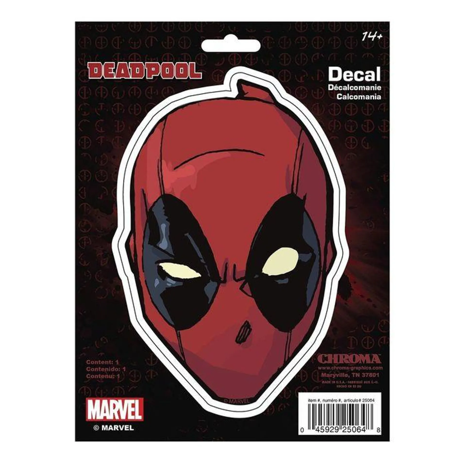 Chroma Graphics Marvel's Deadpool Vinyl Decal