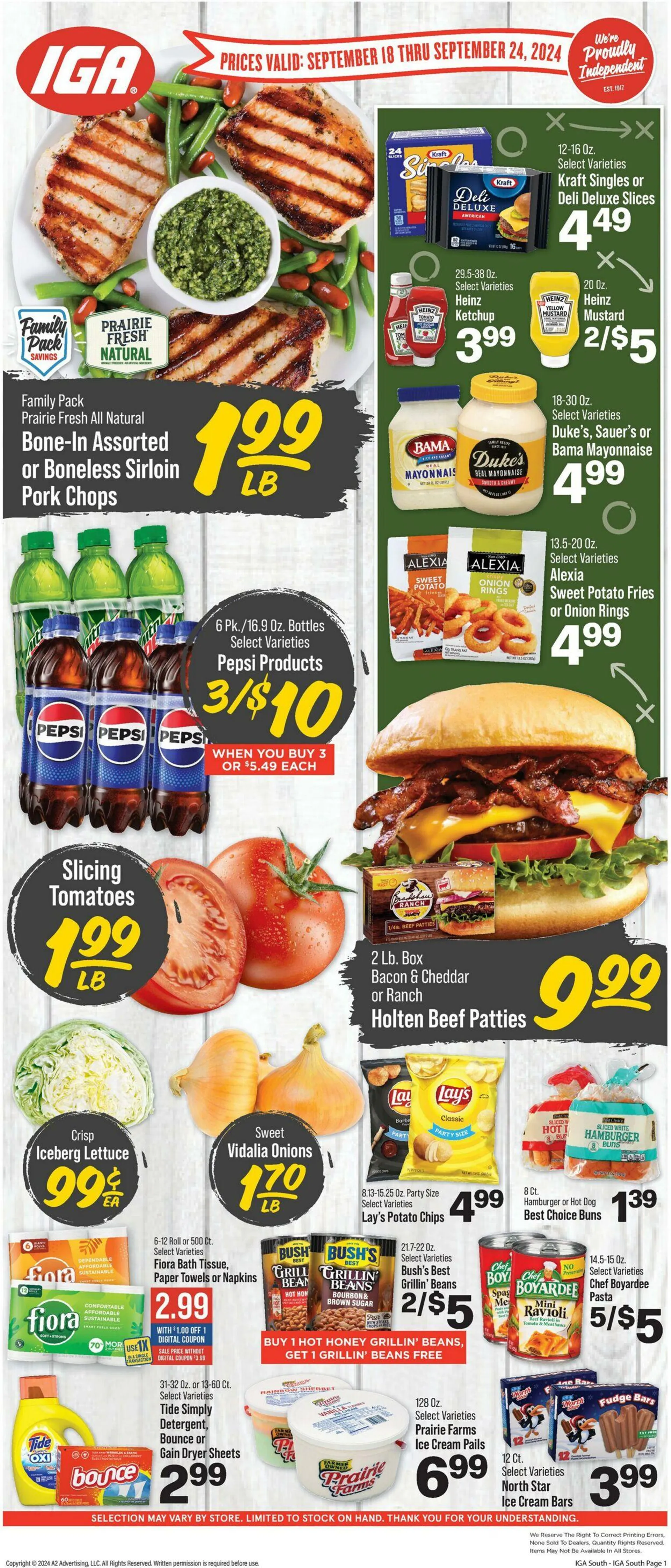 IGA Current weekly ad - 1