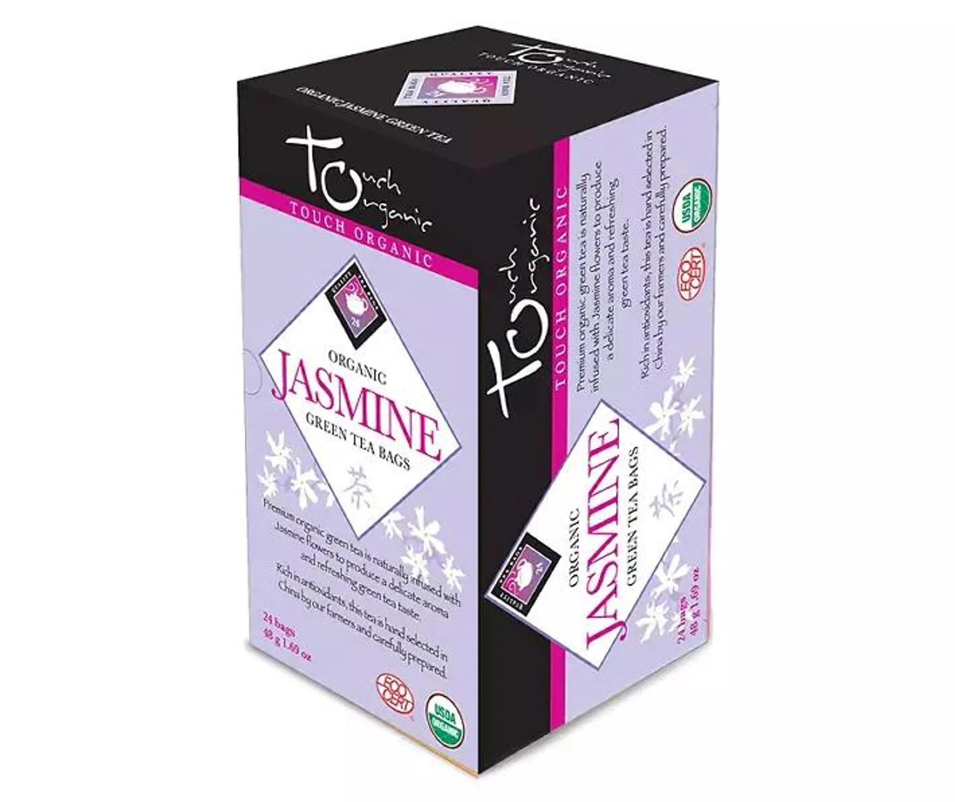 Organic Jasmine Green Tea Bags, 24-Count