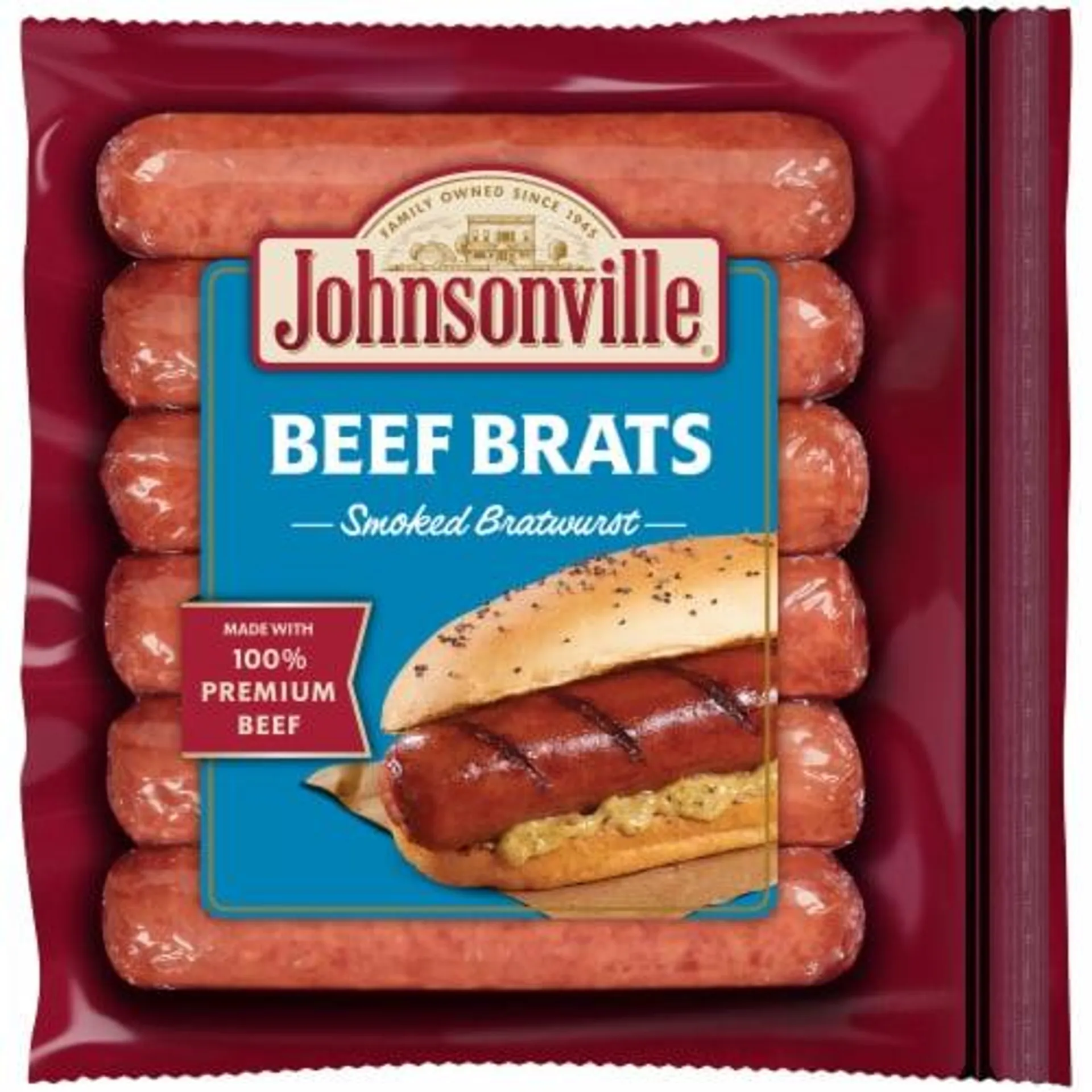 Johnsonville® Beef Brats Smoked Bratwurst