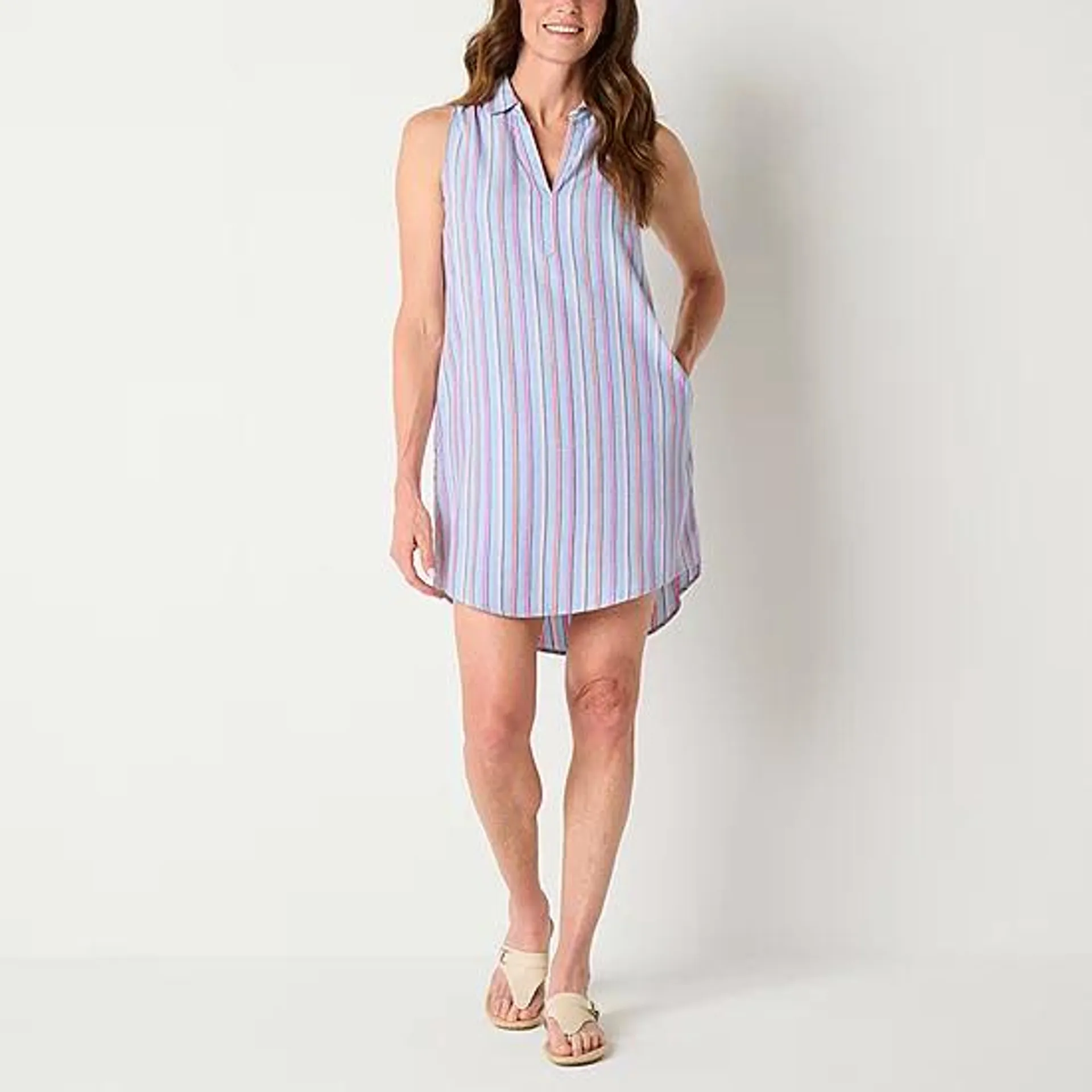 St. John's Bay Sleeveless Shift Dress