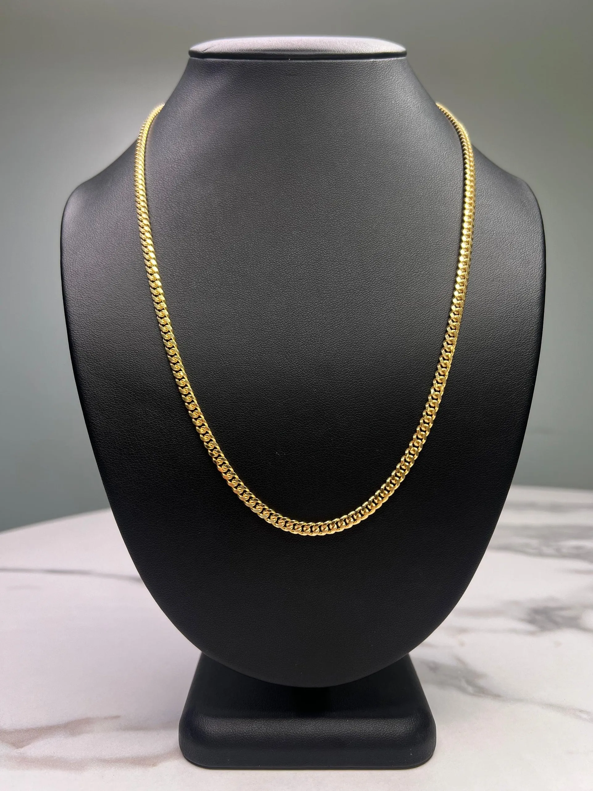 Solid 14K Cuban Chain