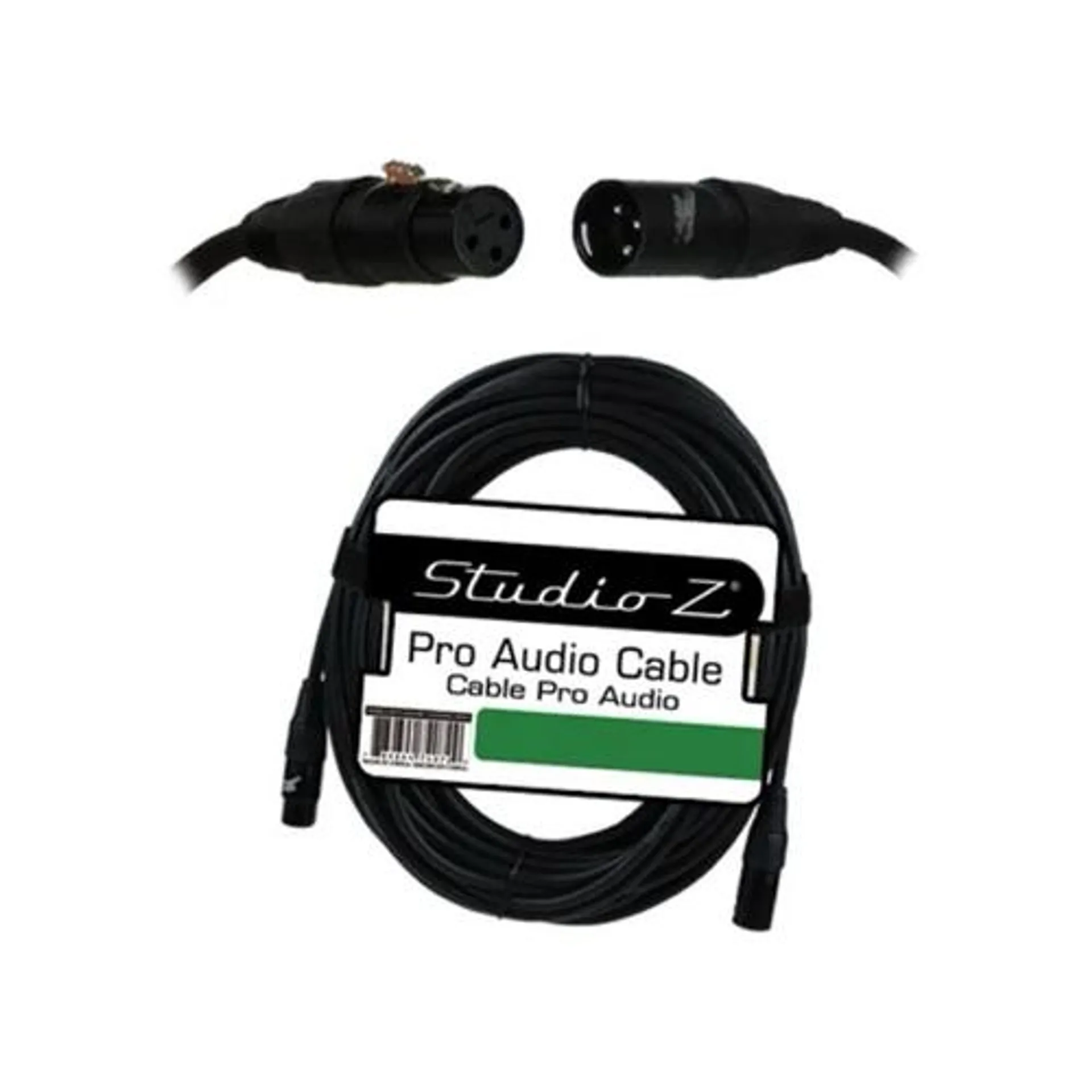 50-Ft XLR Male to XLR Female Cable - Black