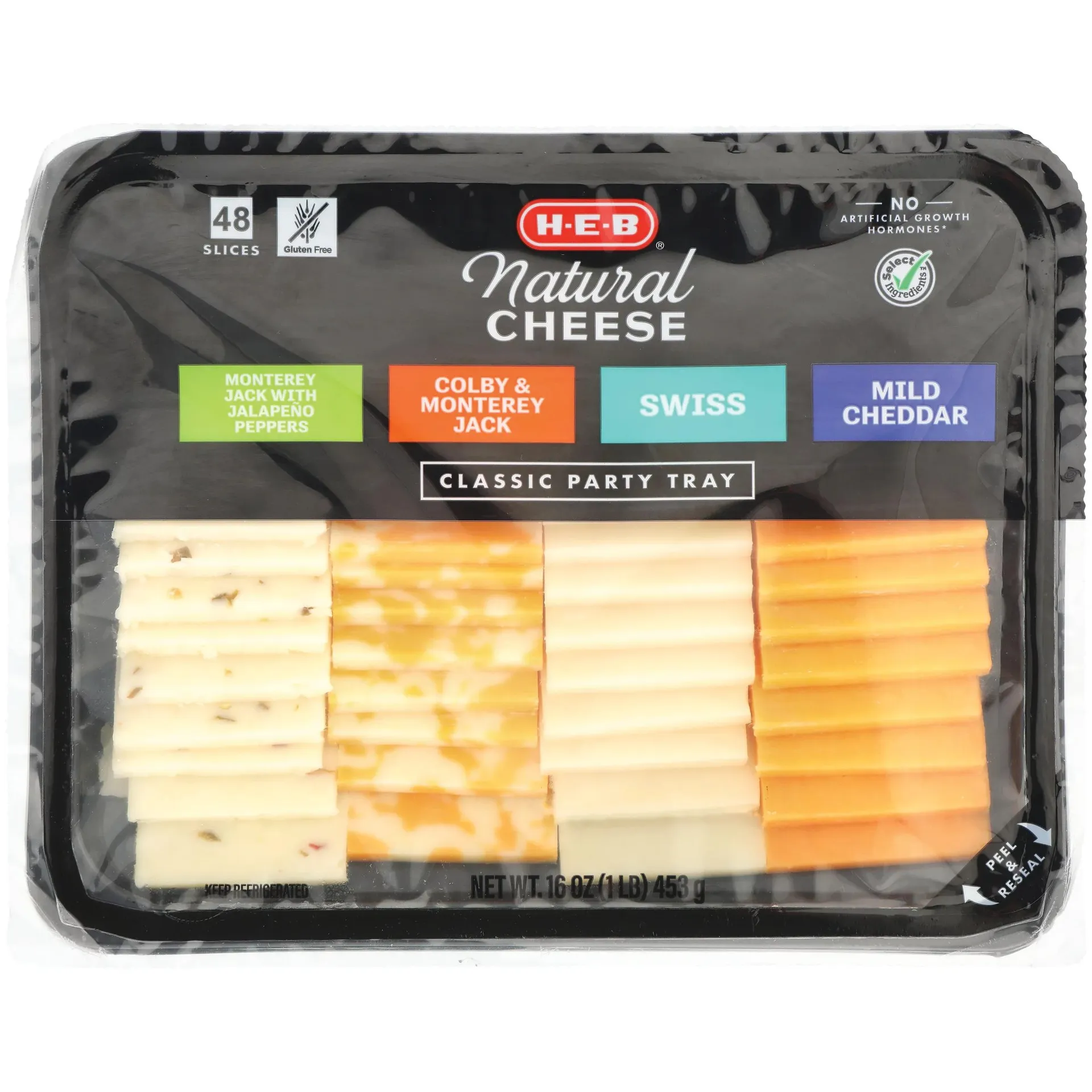 H‑E‑B Classic Party Tray - Sliced Cheese