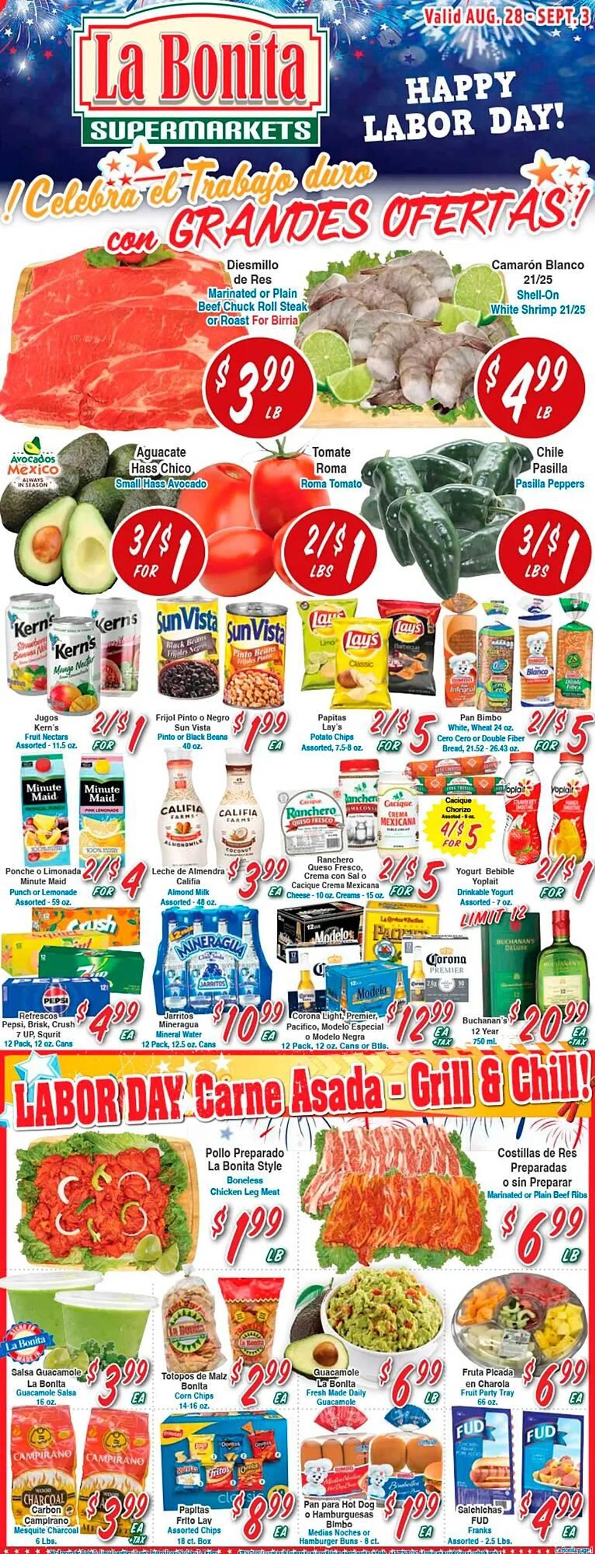 La Bonita Supermarkets Weekly Ad - 1