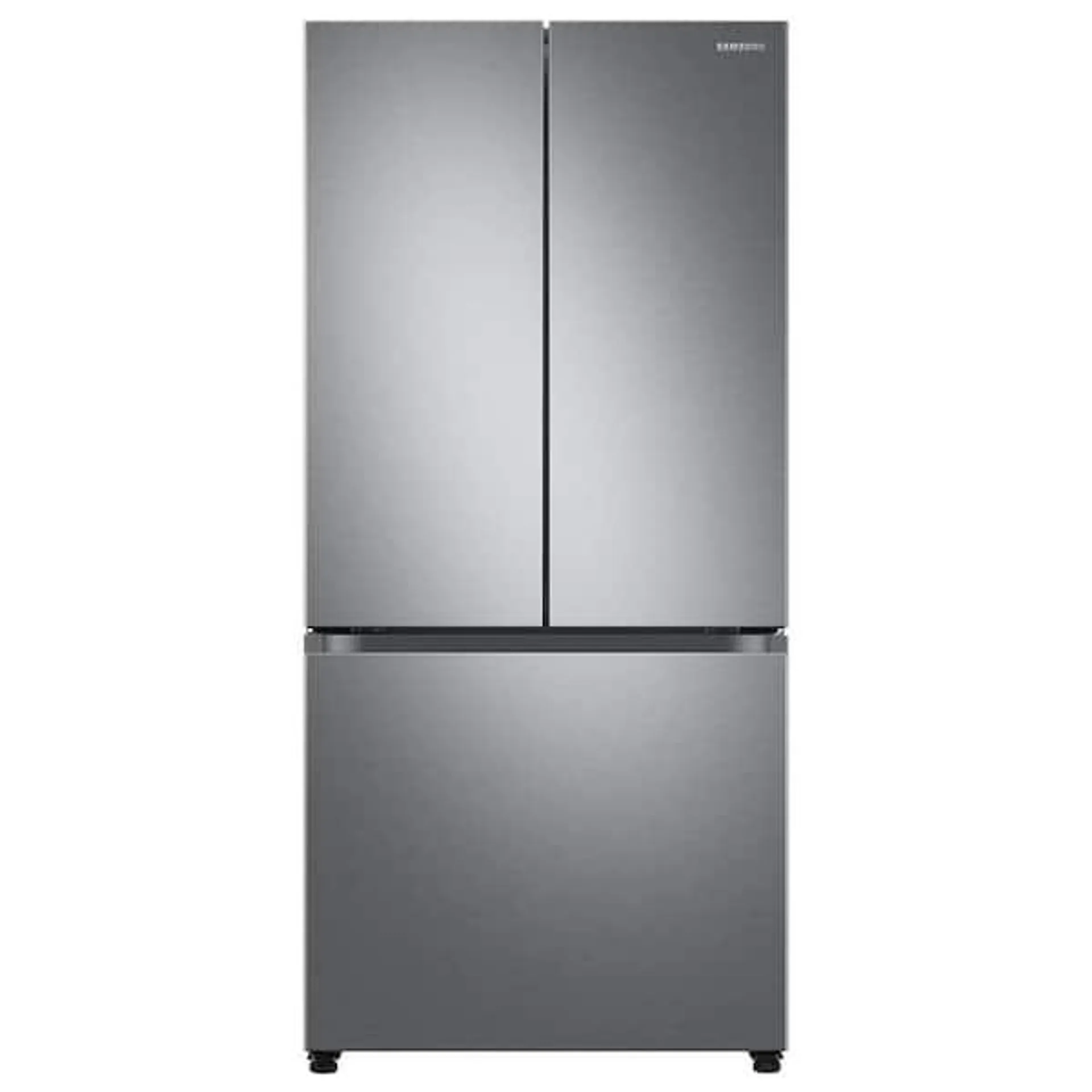 33 in. W 25 cu. ft. 3-Door French Door Smart Refrigerator in Stainless Steel with Beverage Center and Dual Ice