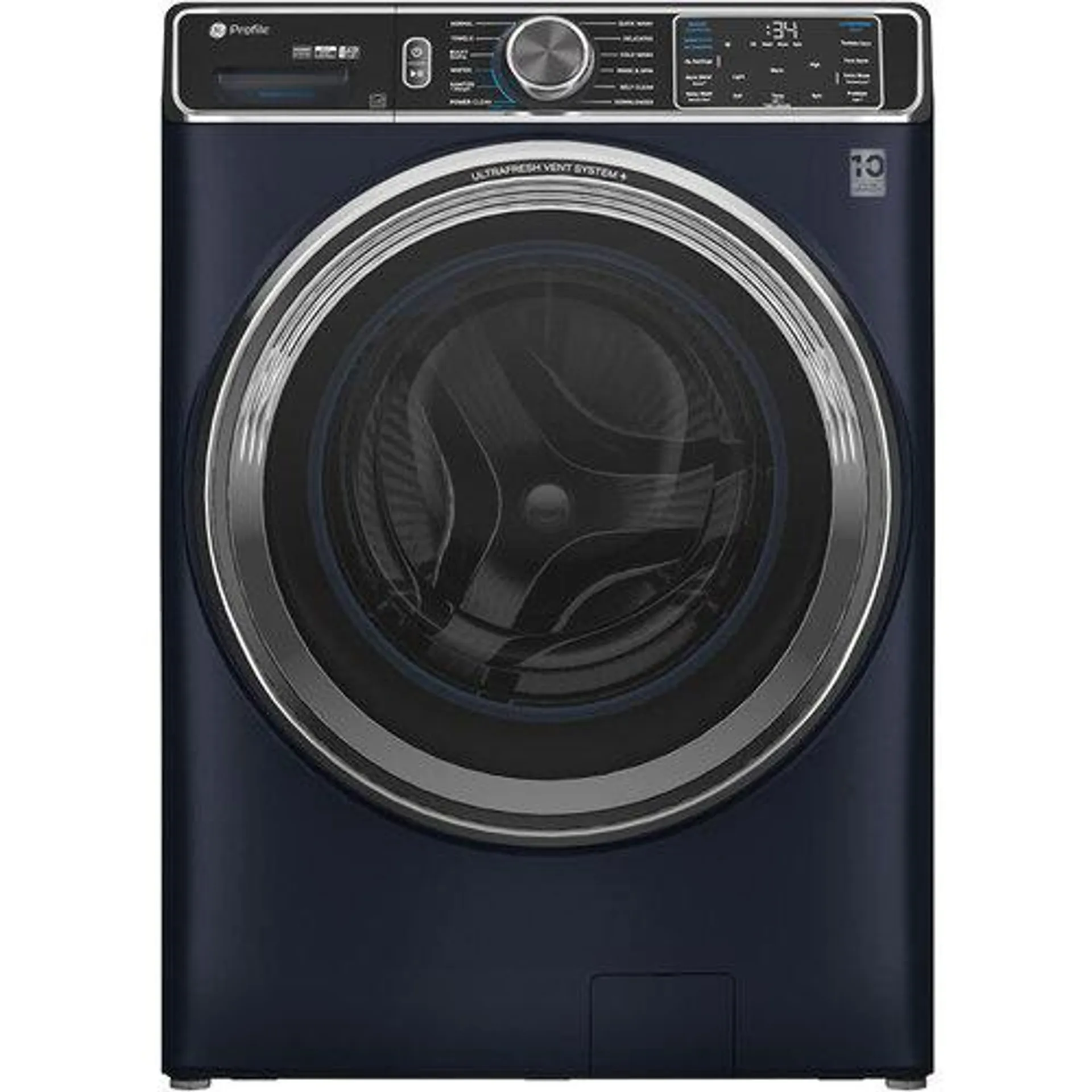 5.3 CuFt Smart Front Load Sapphire Blue Washer with UltraFresh™ Vent System+ with OdorBlock™