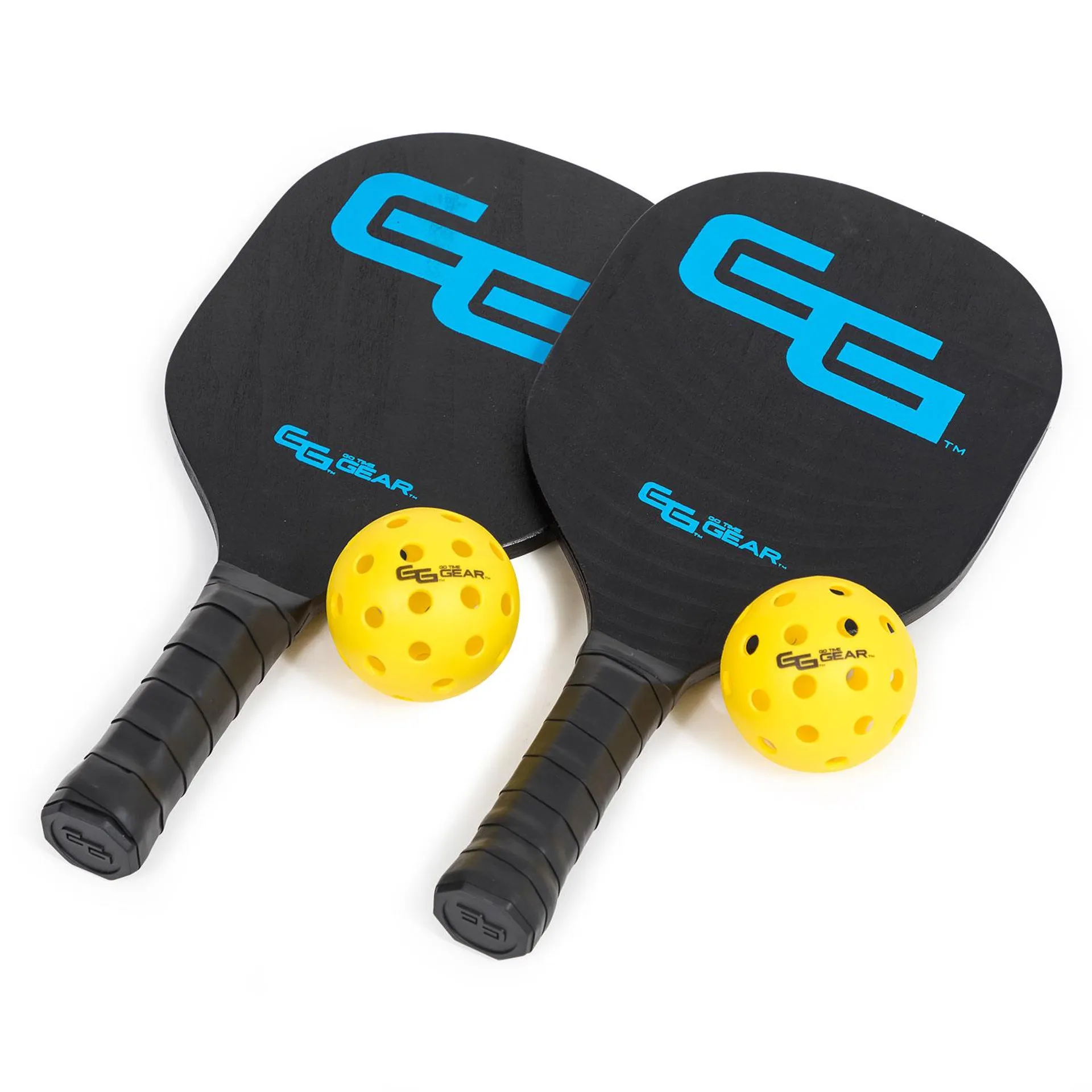 Go Time Gear Wood Pickleball Paddle and Ball Set