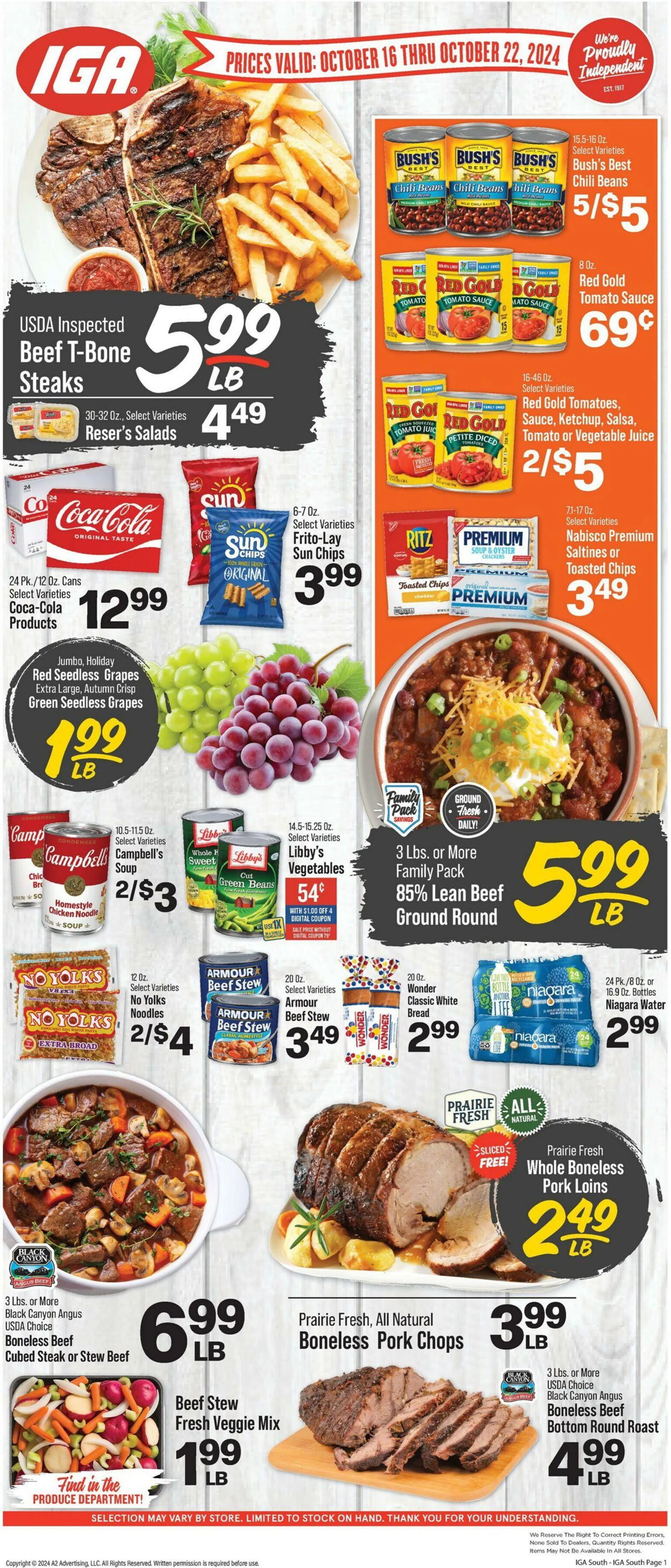 IGA Current weekly ad - 1