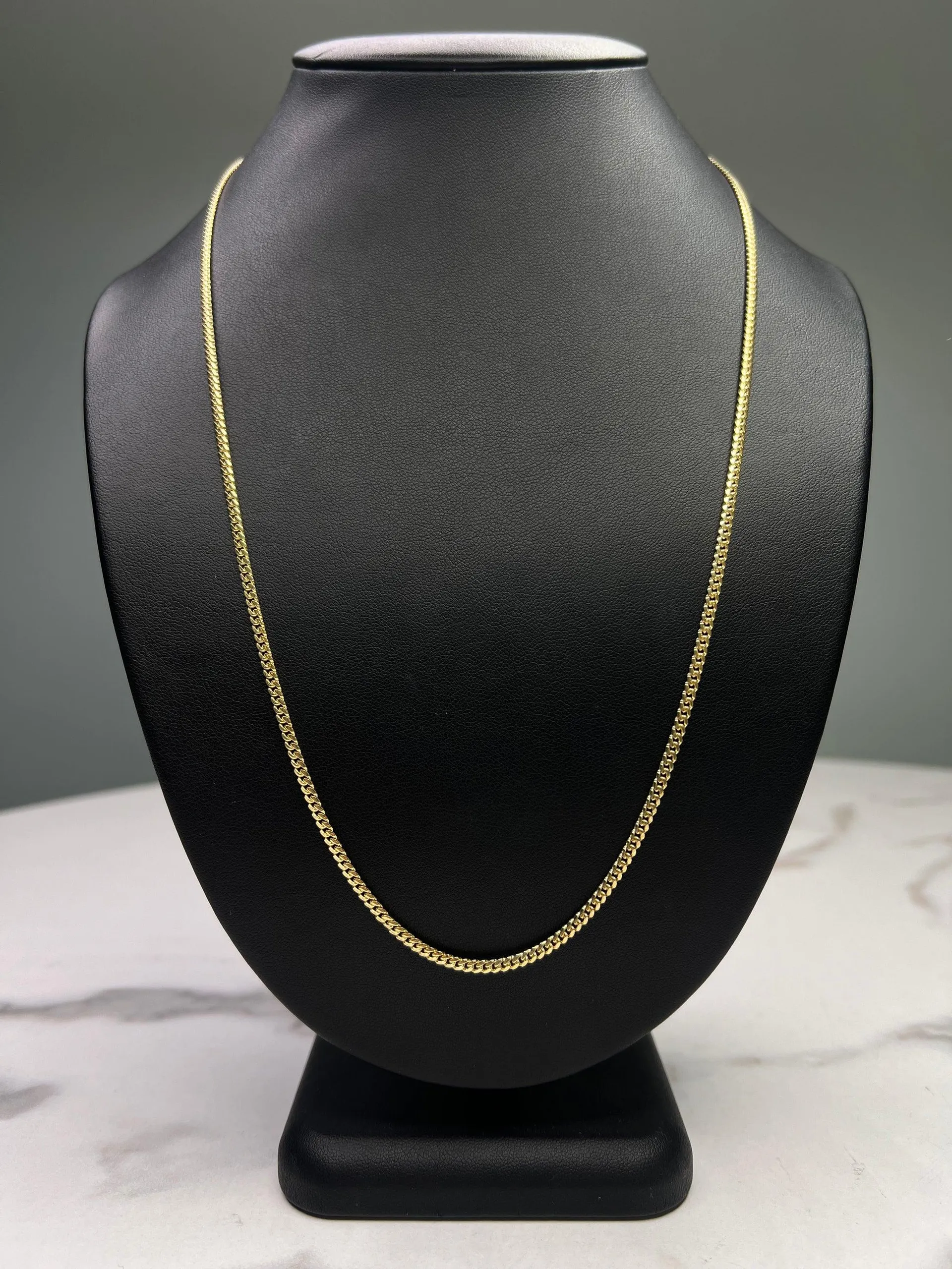 Solid 14K Cuban Chain