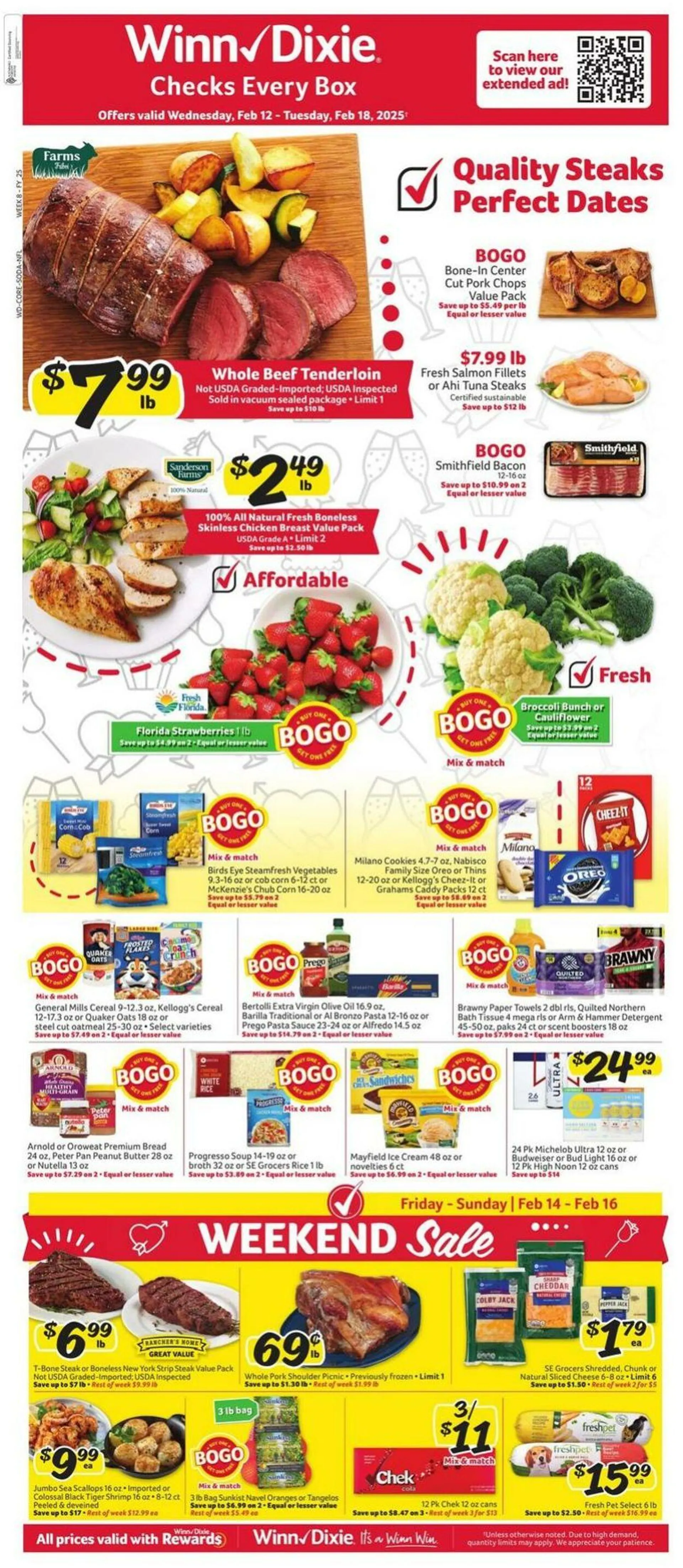 Catálogo de Winn Dixie Current weekly ad 12 de febrero al 18 de febrero 2025 - Página 1