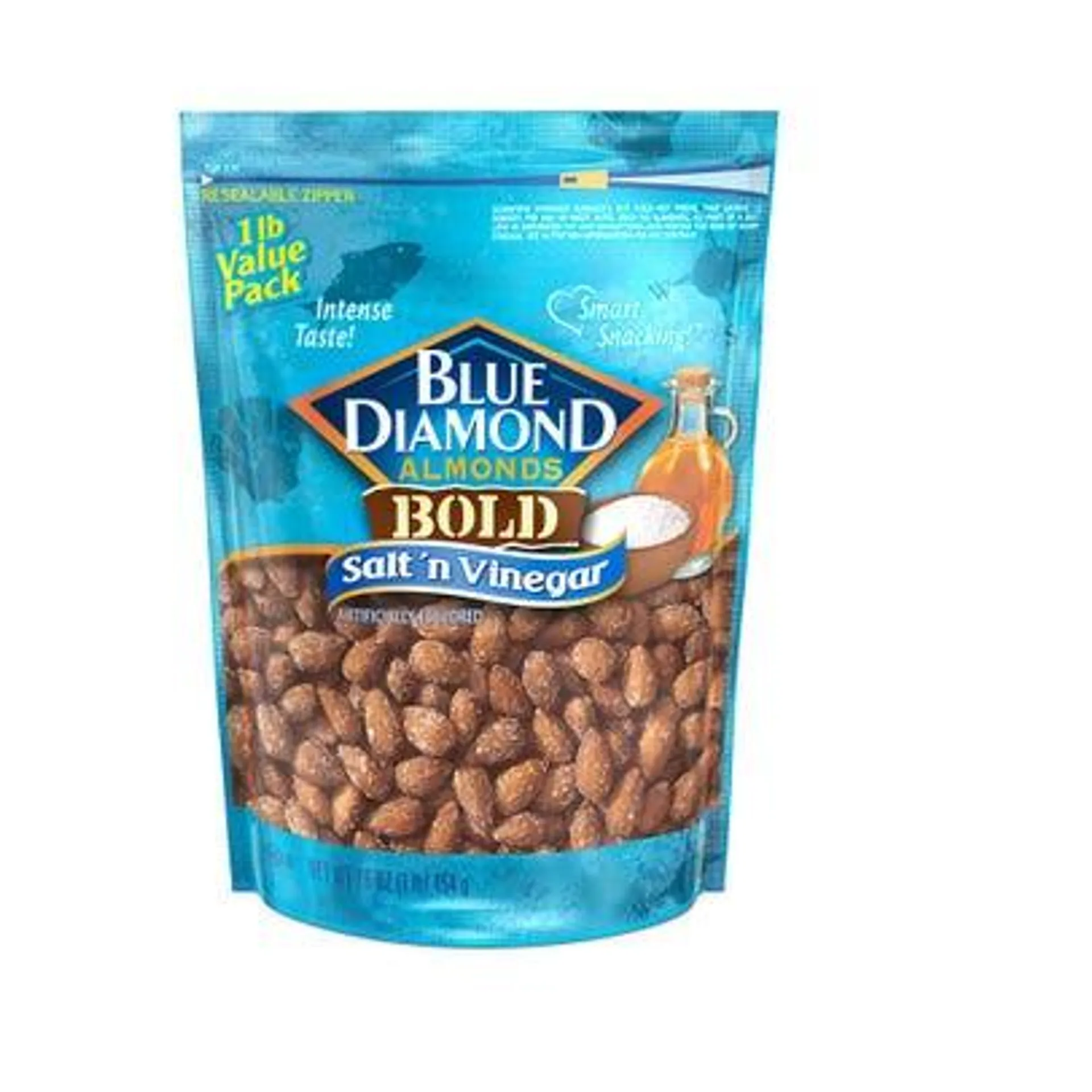 Blue Diamond Bold Almonds, Salt 'n Vinegar - 16 oz