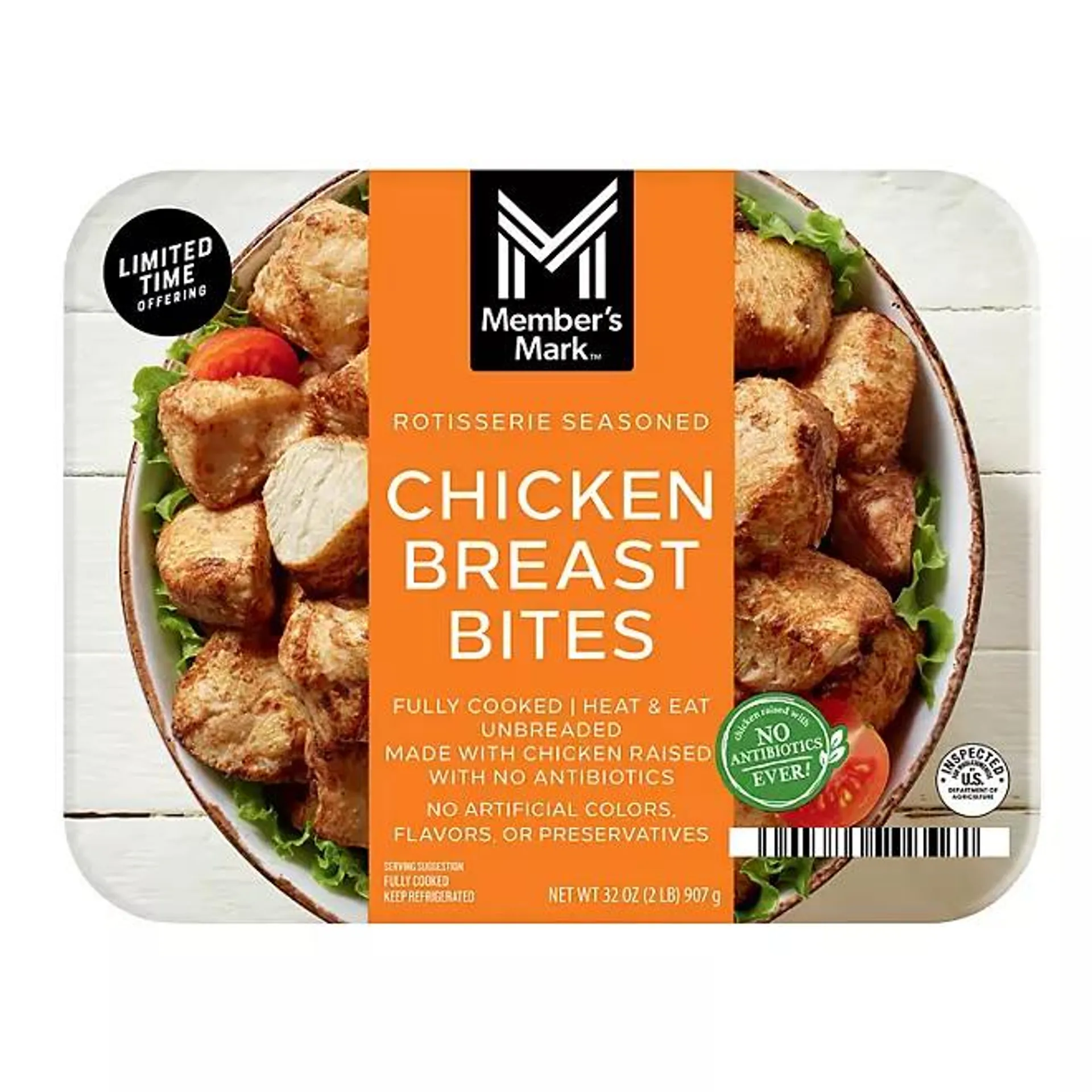 Member's Mark Rotisserie Chicken Bites, 2 lbs.