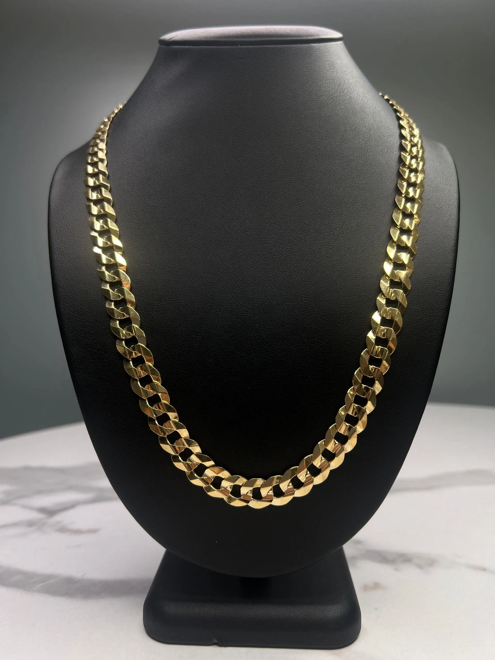 10K Bright Cut Chain