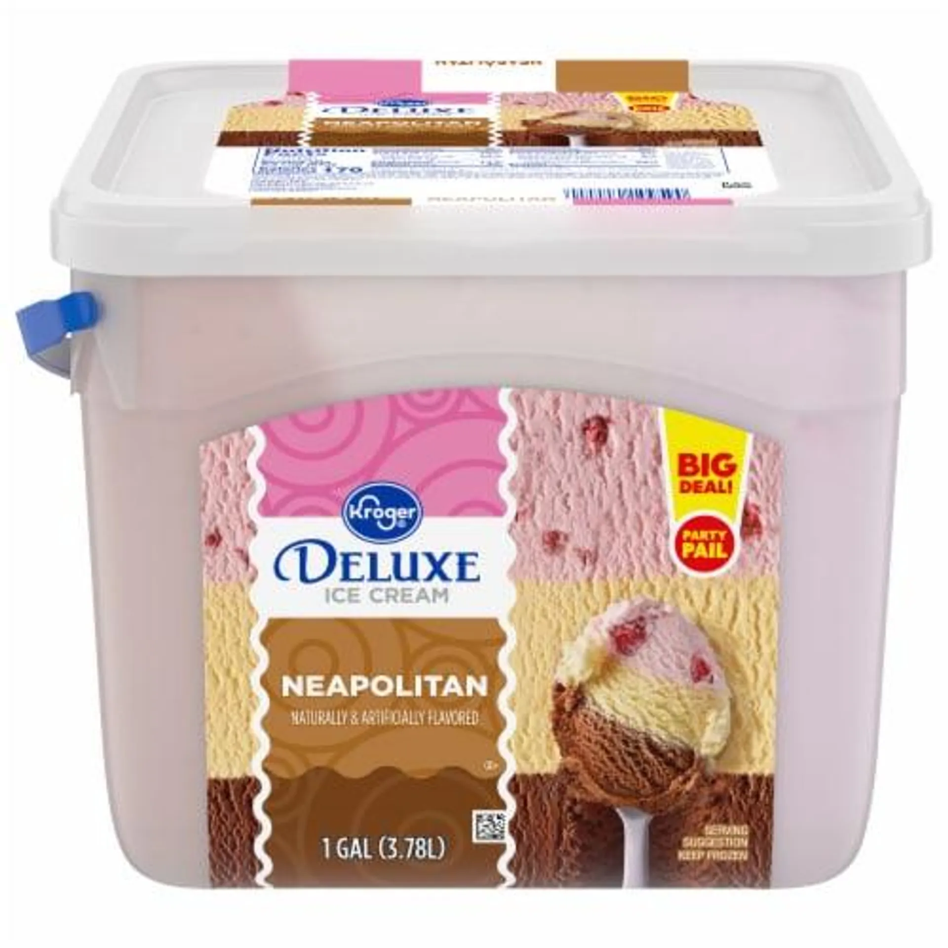 Kroger® Deluxe Neapolitan Ice Cream Party Pail BIG DEAL!