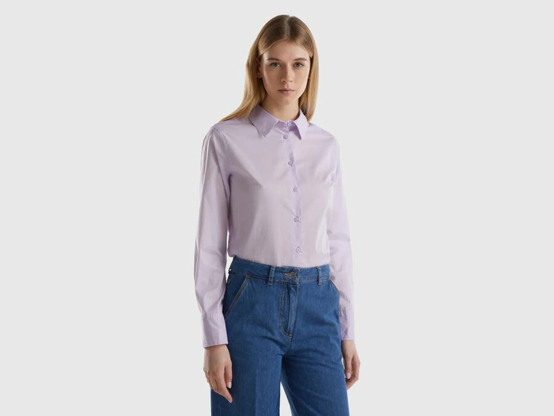 Regular fit shirt in light cotton