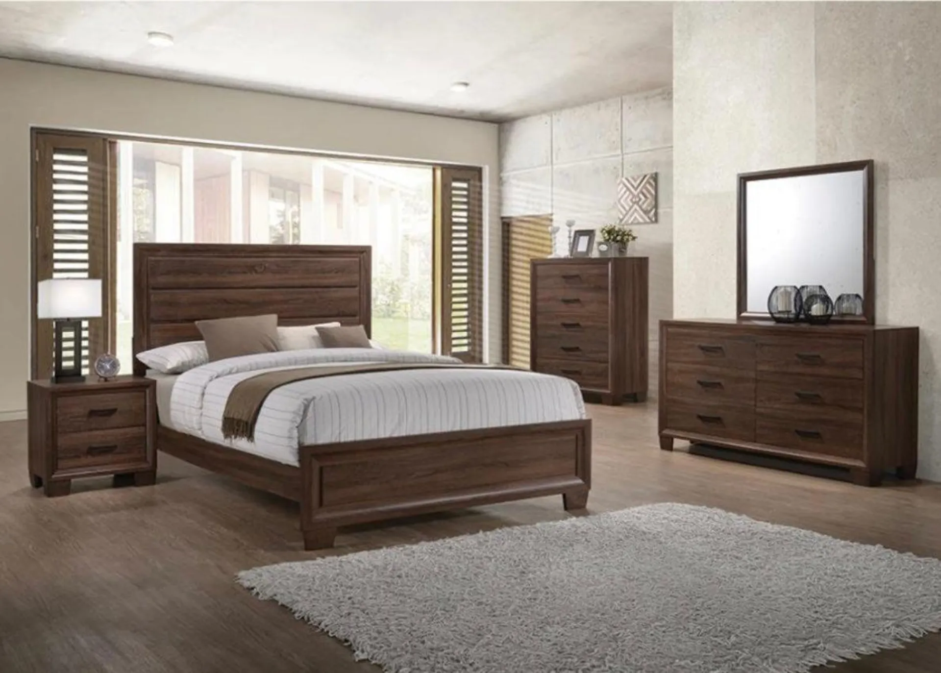 4 PCS Brandon King Bedroom Set 205321KE-S4