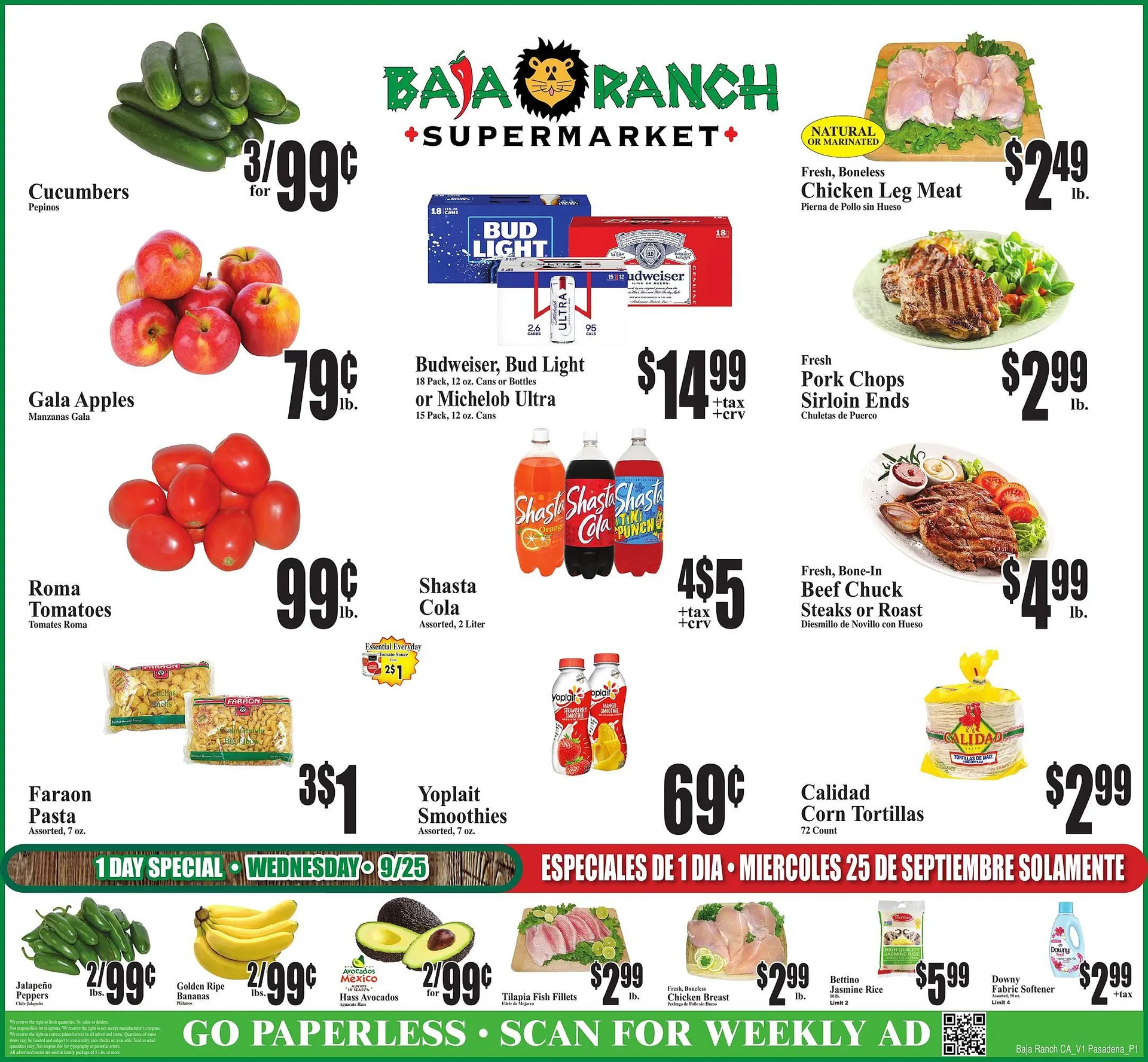 Baja Ranch Weekly Ad - 1