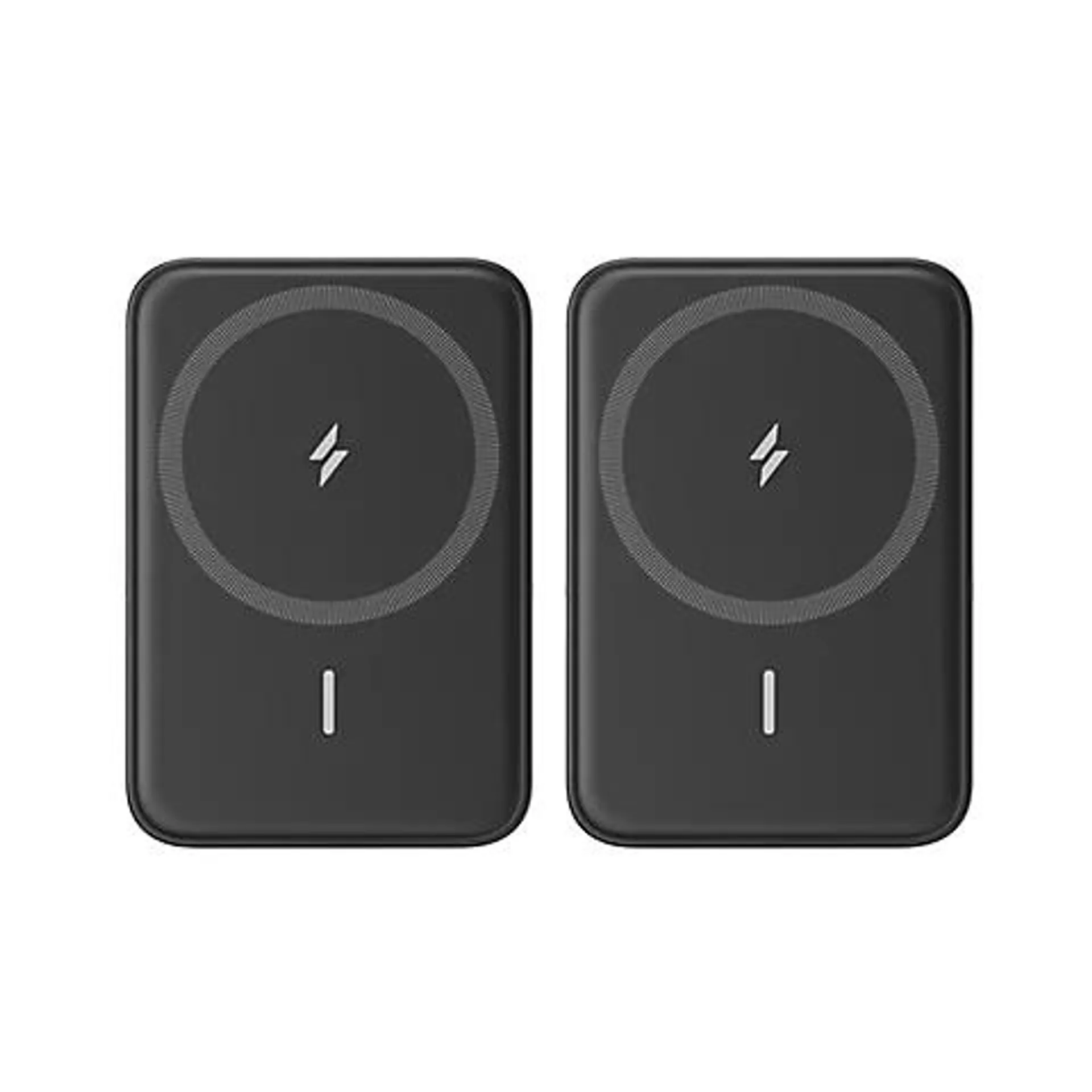 Anker MagGo 5,000mAh Mobile Batteries with Stand. 2 pk. - Black