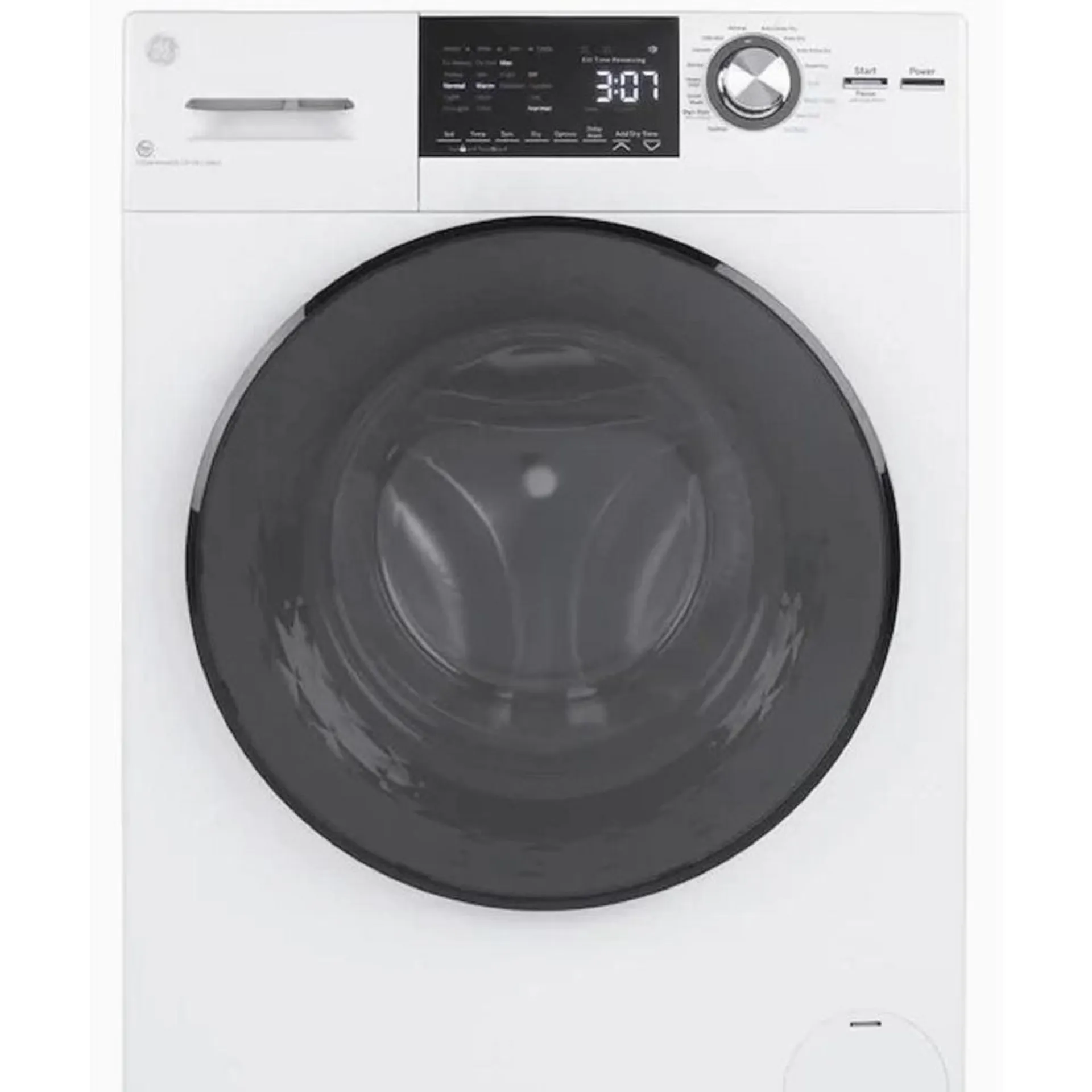 GE Appliances GFQ14ESSNWW 24" 2.4 cu.ft. White High Efficiency Front Load Washer