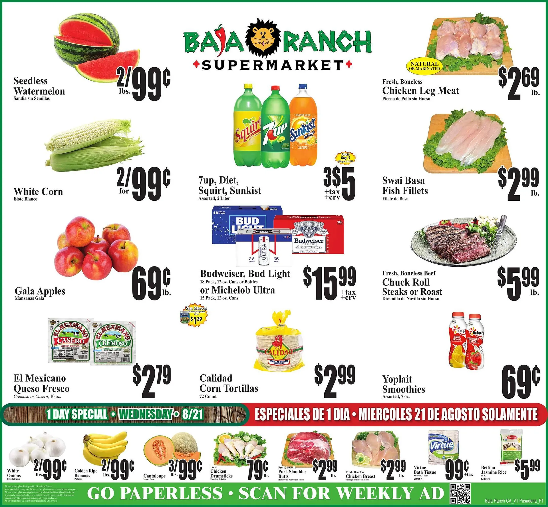 Baja Ranch Weekly Ad - 1