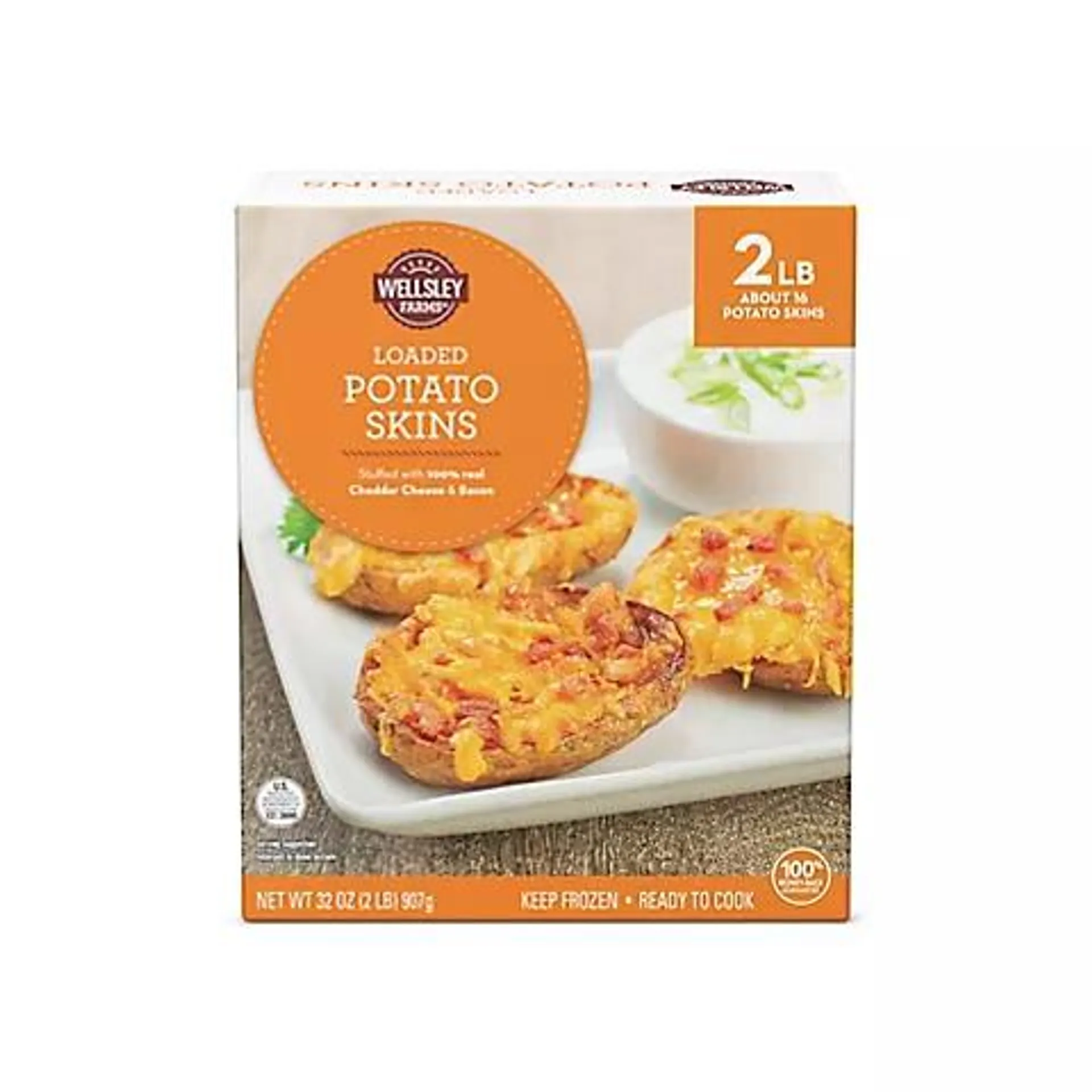 Wellsley Farms Loaded Potato Skins, 2 lbs.